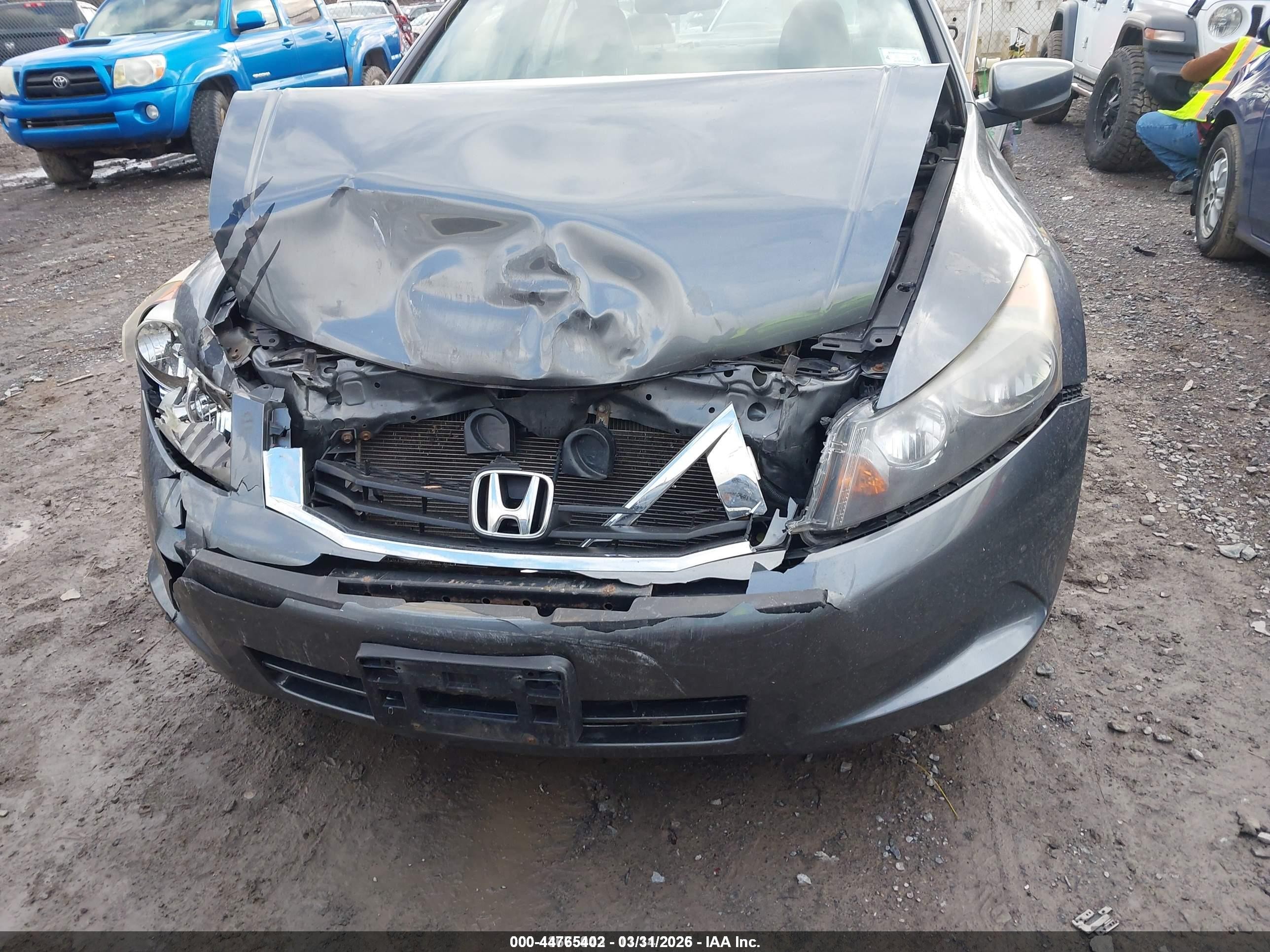 2008 Honda Accord 2.4 Ex-l Серый vin: JHMCP26898C002243