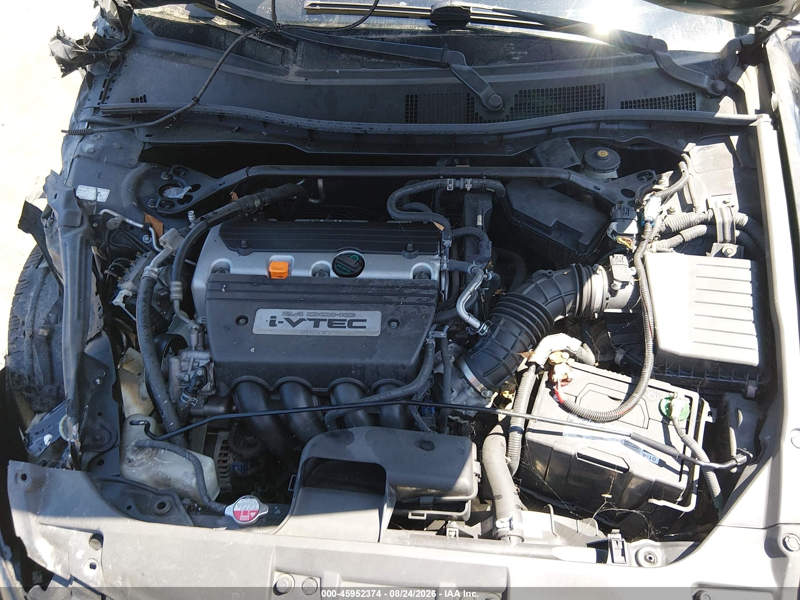 2008 Honda Accord 2.4 Ex-l Black vin: JHMCP26898C004865