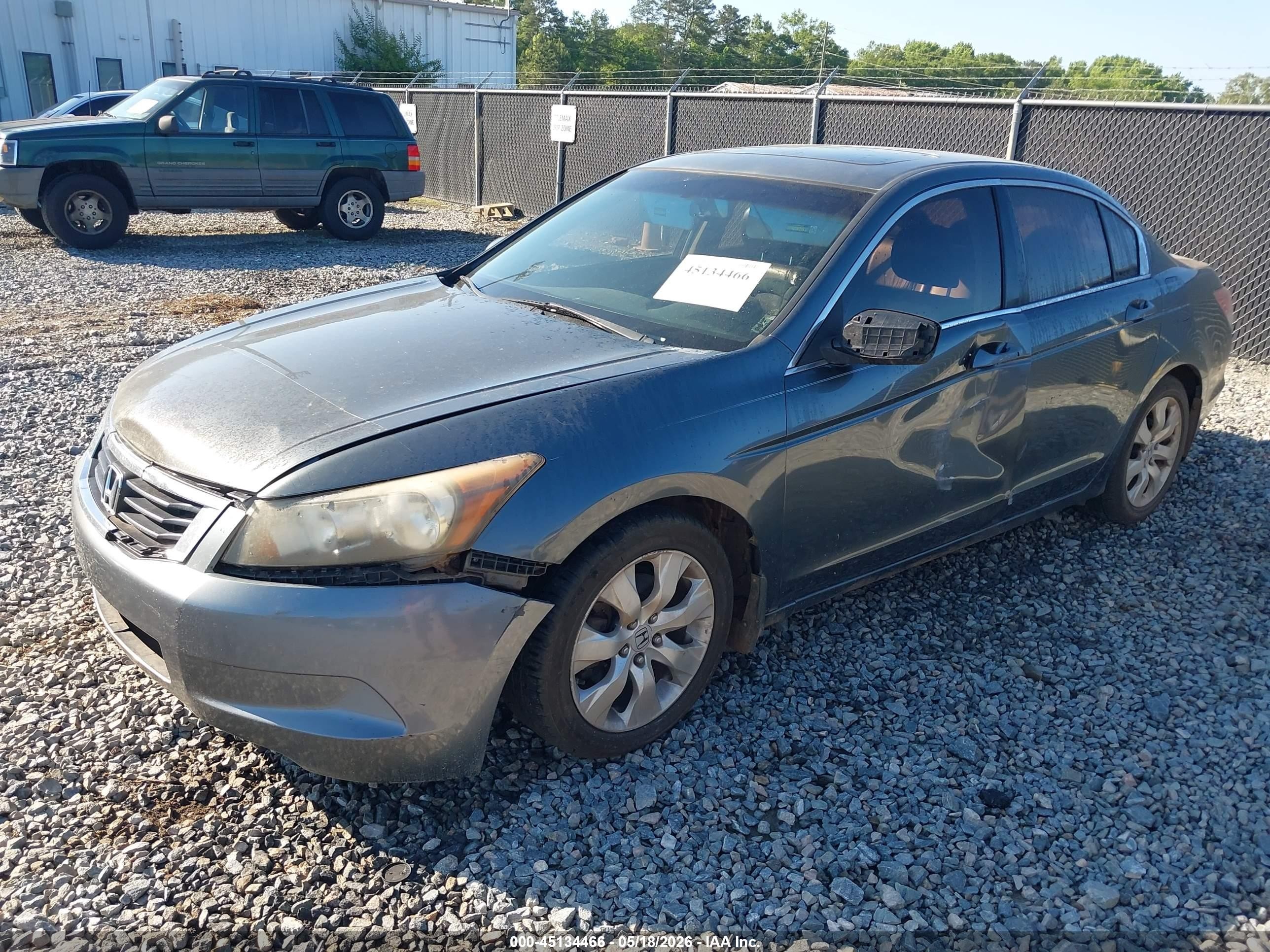 2008 Honda Accord 2.4 Ex-l Серый vin: JHMCP26898C036666