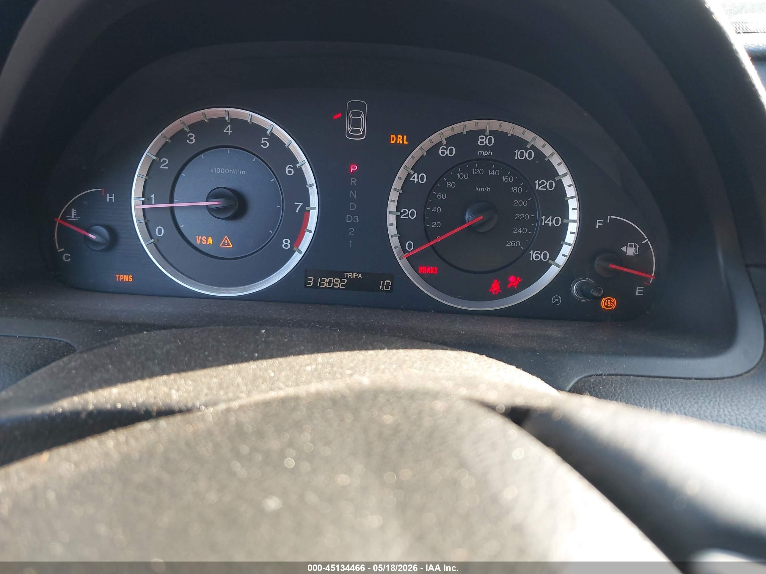 2008 Honda Accord 2.4 Ex-l Серый vin: JHMCP26898C036666