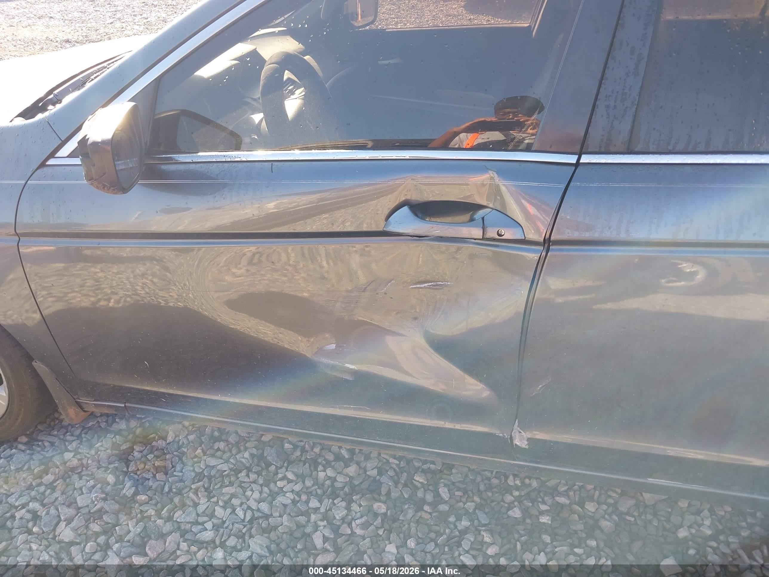 2008 Honda Accord 2.4 Ex-l Серый vin: JHMCP26898C036666