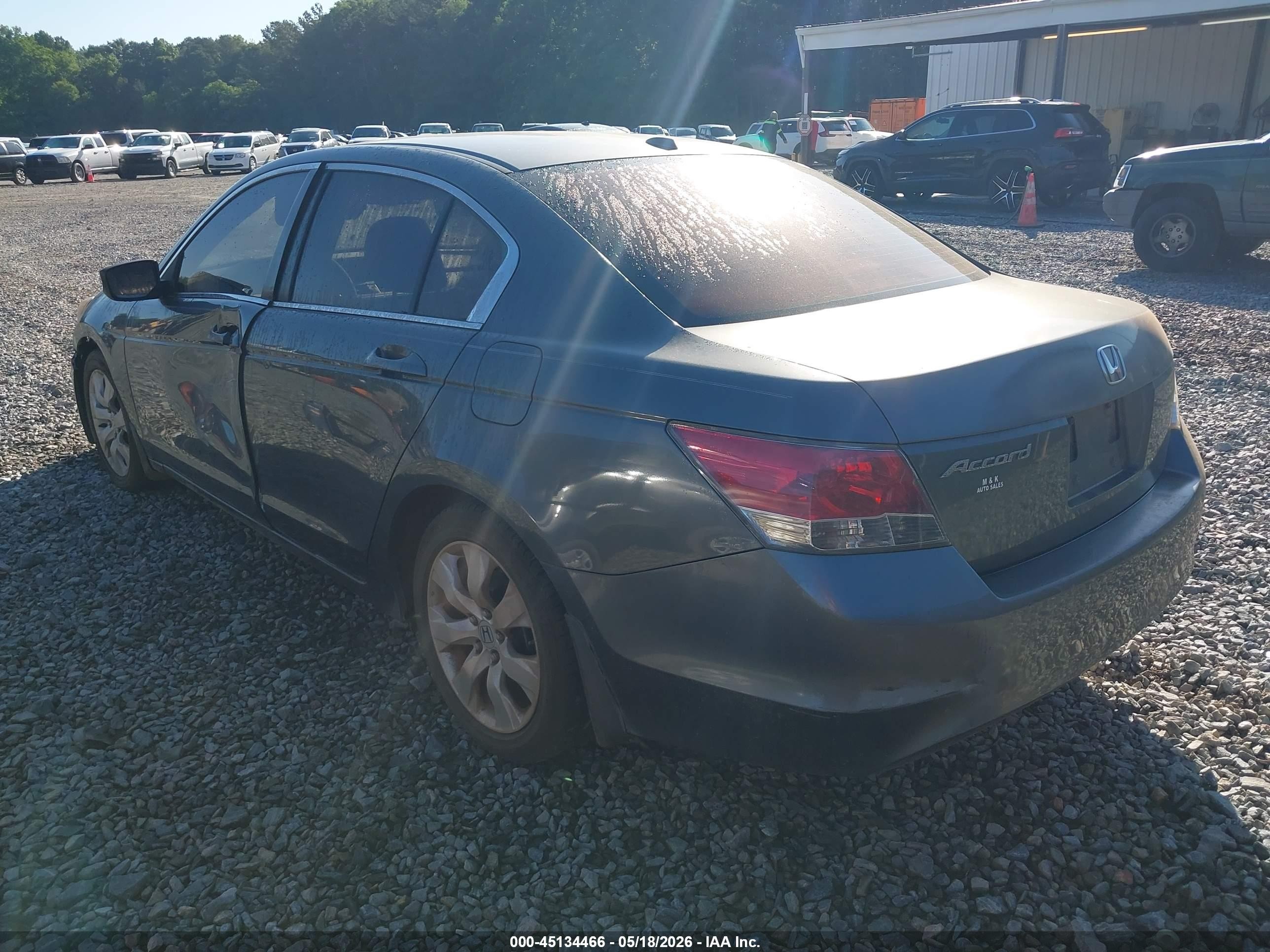 2008 Honda Accord 2.4 Ex-l Серый vin: JHMCP26898C036666