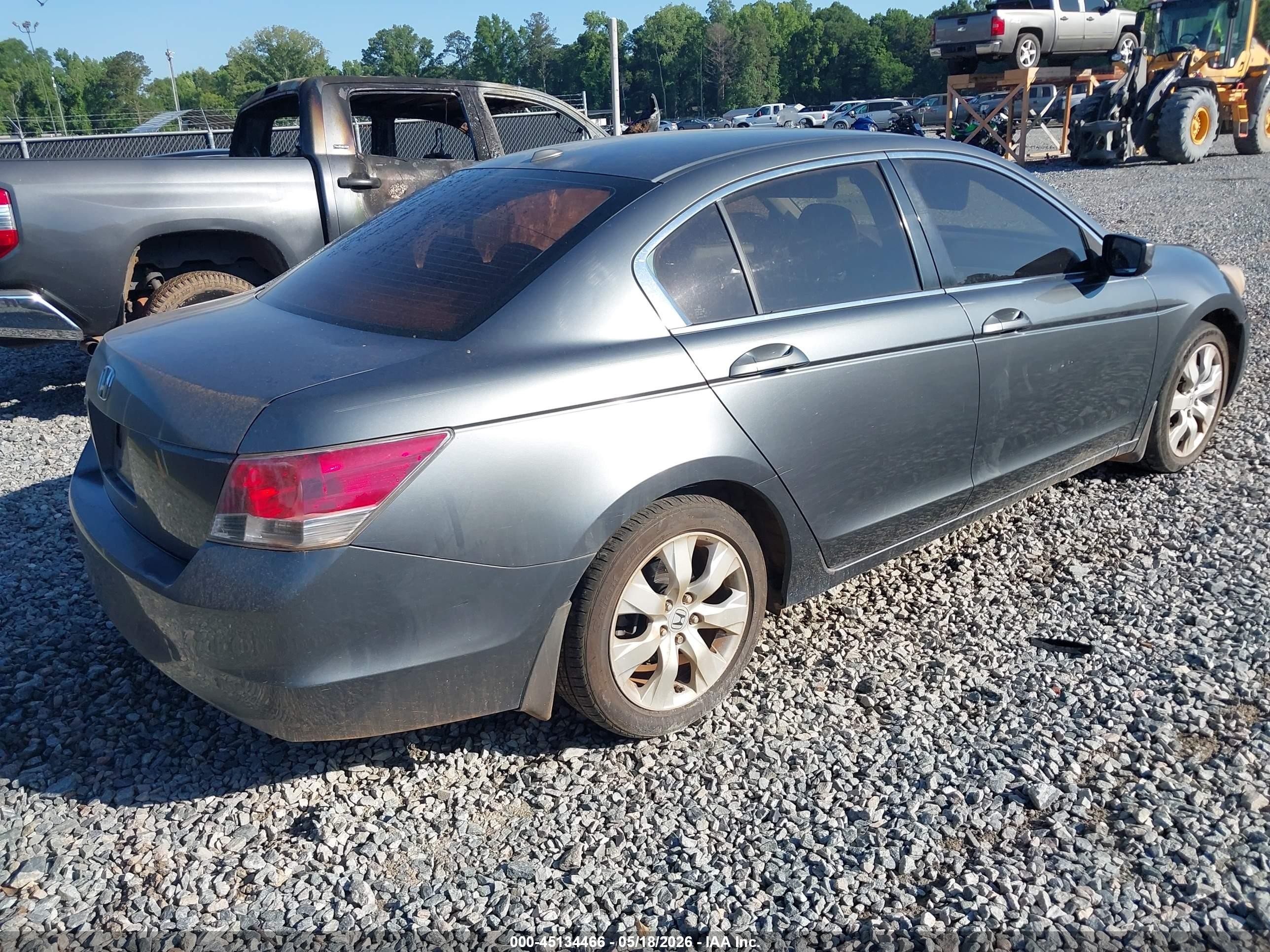 2008 Honda Accord 2.4 Ex-l Серый vin: JHMCP26898C036666
