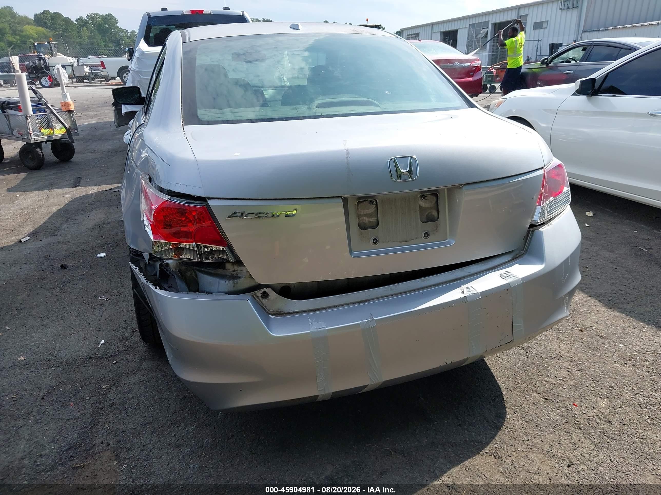 2008 Honda Accord 2.4 Ex-l Silver vin: JHMCP26898C063849