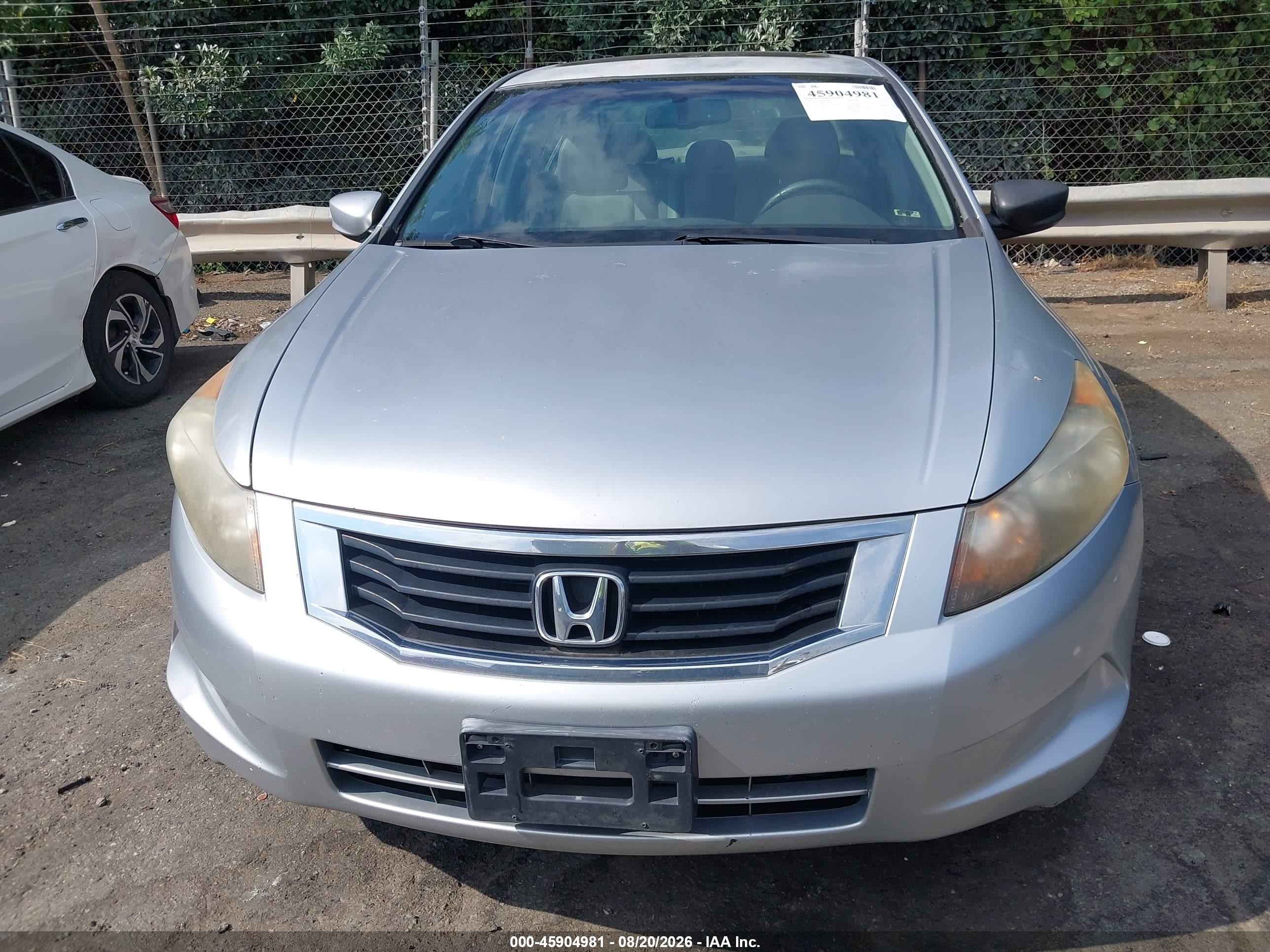 2008 Honda Accord 2.4 Ex-l Silver vin: JHMCP26898C063849