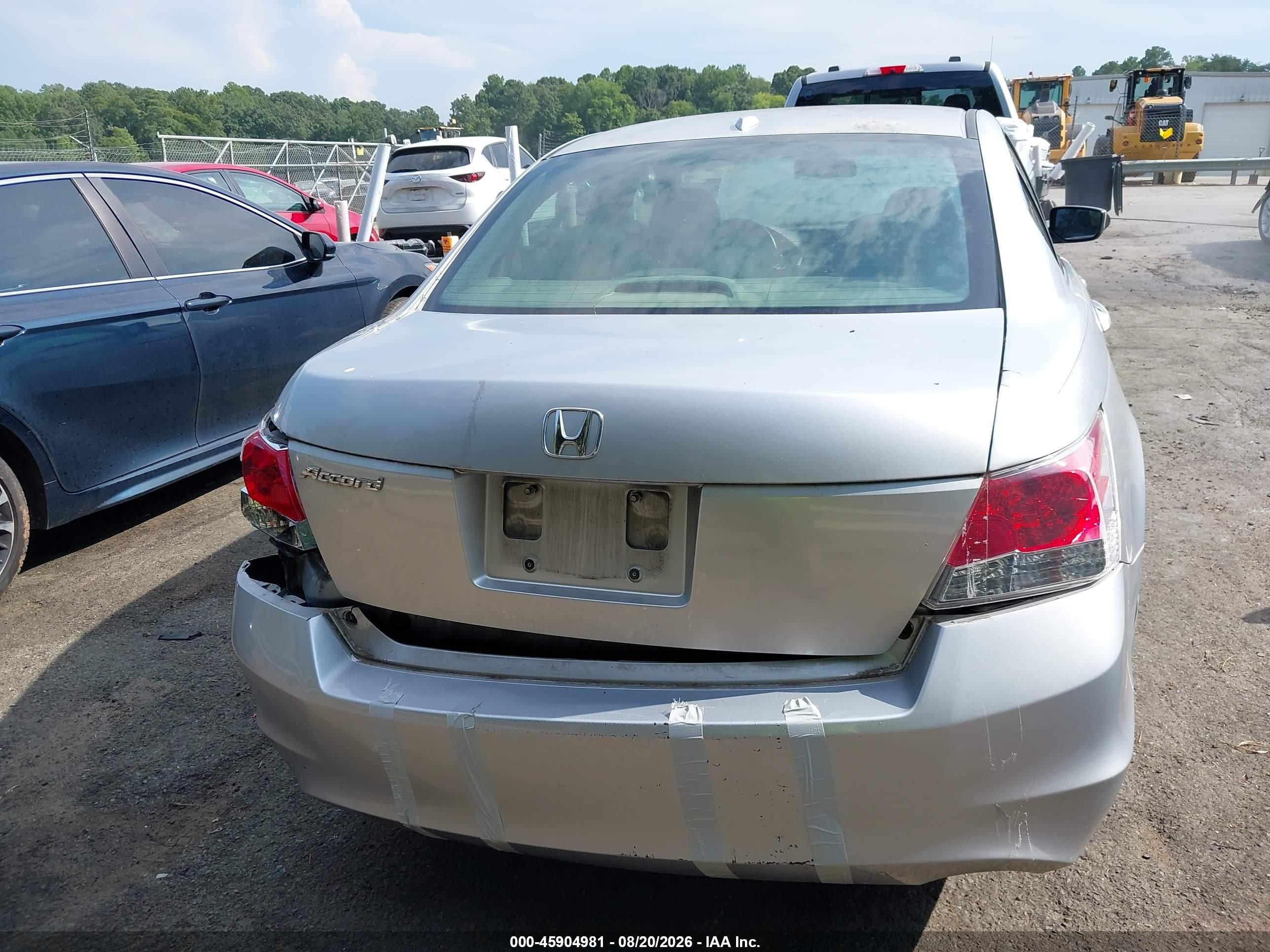 2008 Honda Accord 2.4 Ex-l Silver vin: JHMCP26898C063849