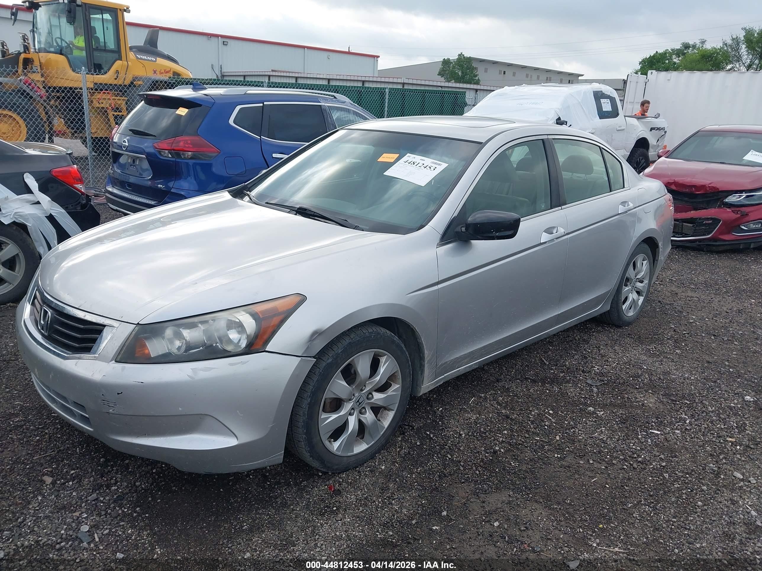 2009 Honda Accord 2.4 Ex-l Silver vin: JHMCP26899C003572