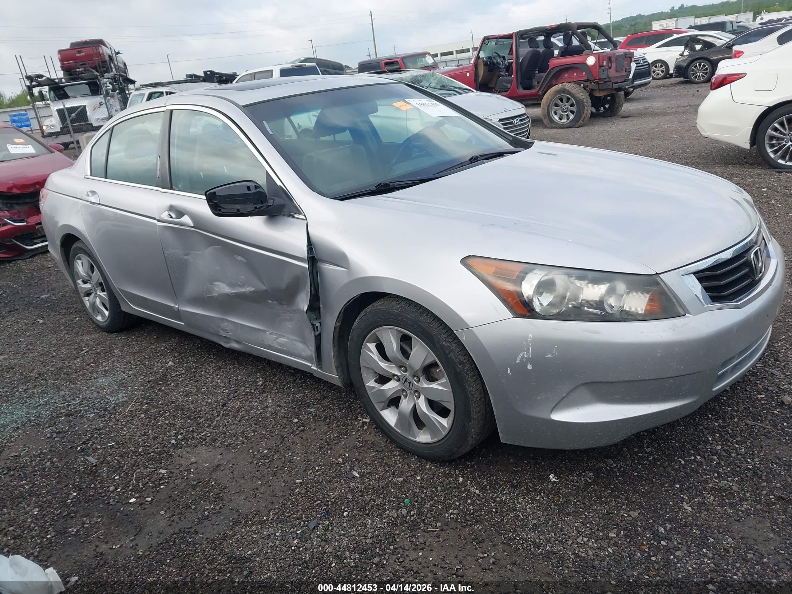 2009 Honda Accord 2.4 Ex-l Silver vin: JHMCP26899C003572