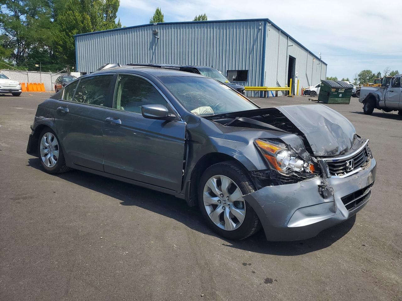 2008 Honda Accord Exl Gray vin: JHMCP268X8C004972