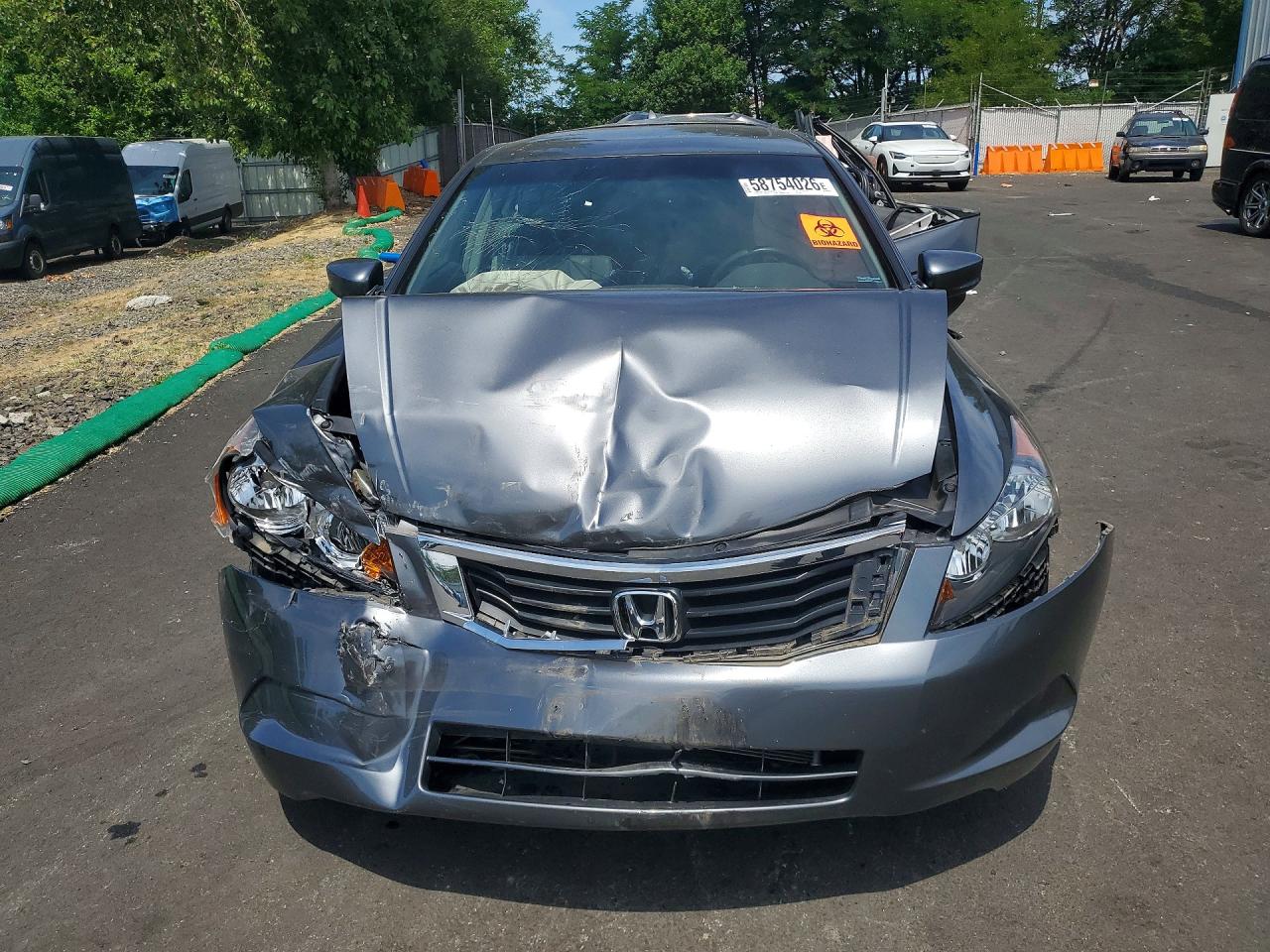 2008 Honda Accord Exl Gray vin: JHMCP268X8C004972