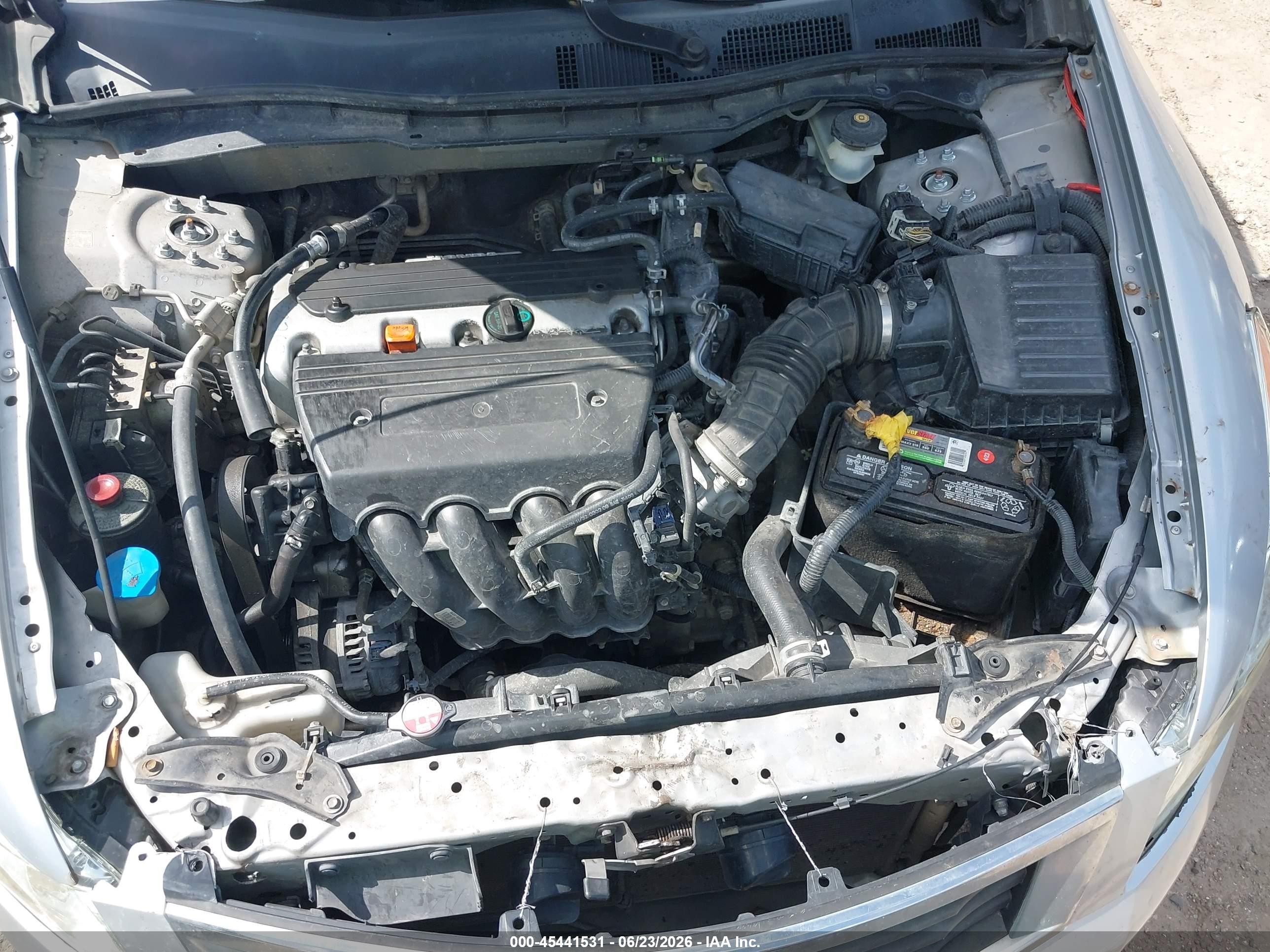 2008 Honda Accord 2.4 Ex-l Silver vin: JHMCP268X8C009878