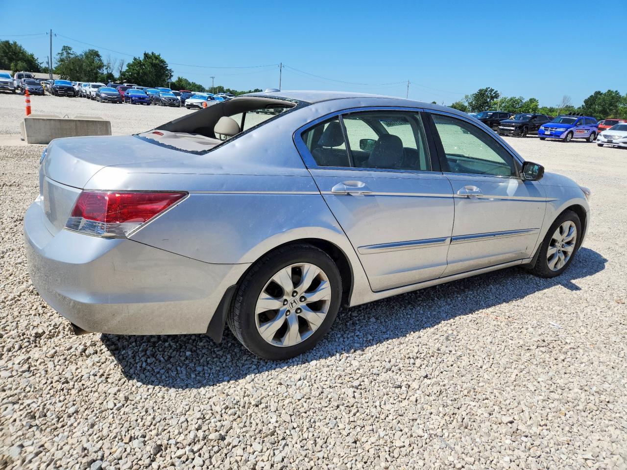2008 Honda Accord Exl Silver vin: JHMCP268X8C009881