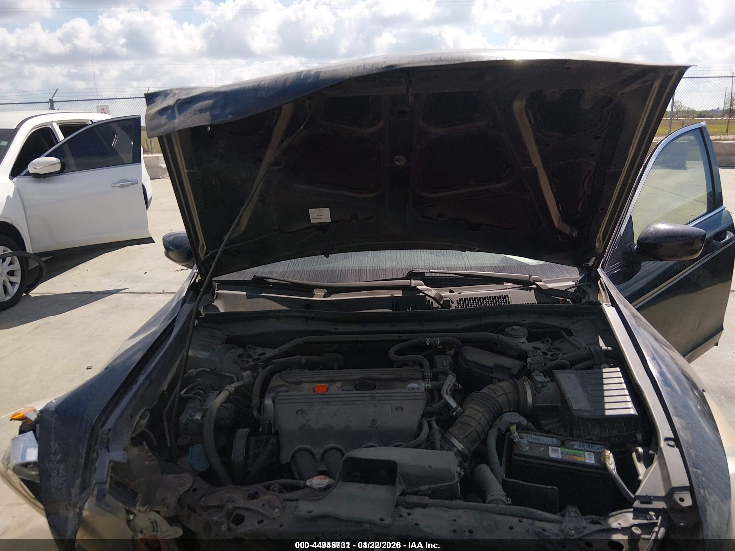 2008 Honda Accord 2.4 Ex-l Black vin: JHMCP268X8C026793