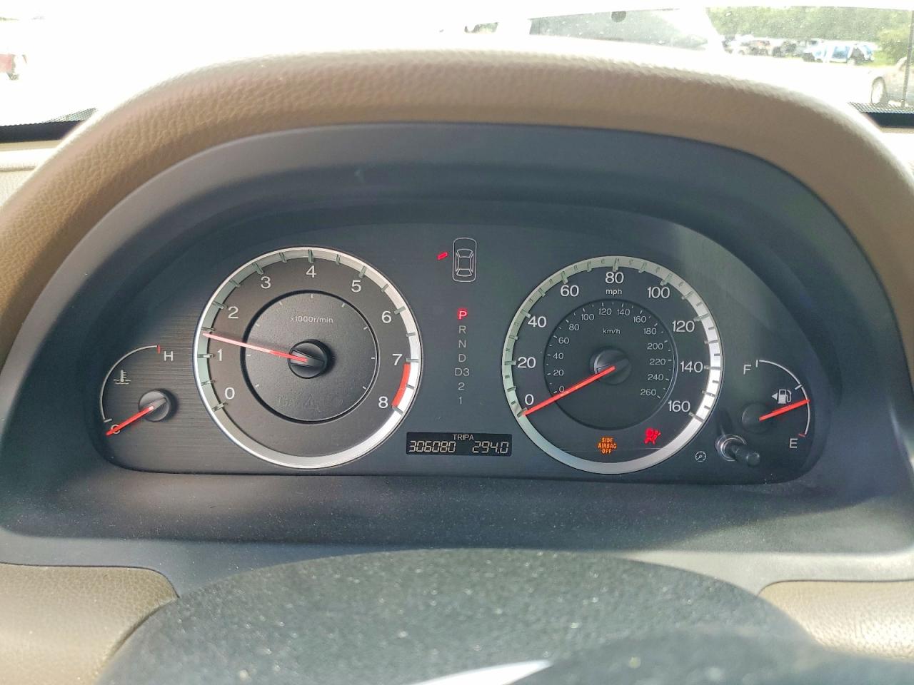 2008 Honda Accord Exl White vin: JHMCP268X8C032285