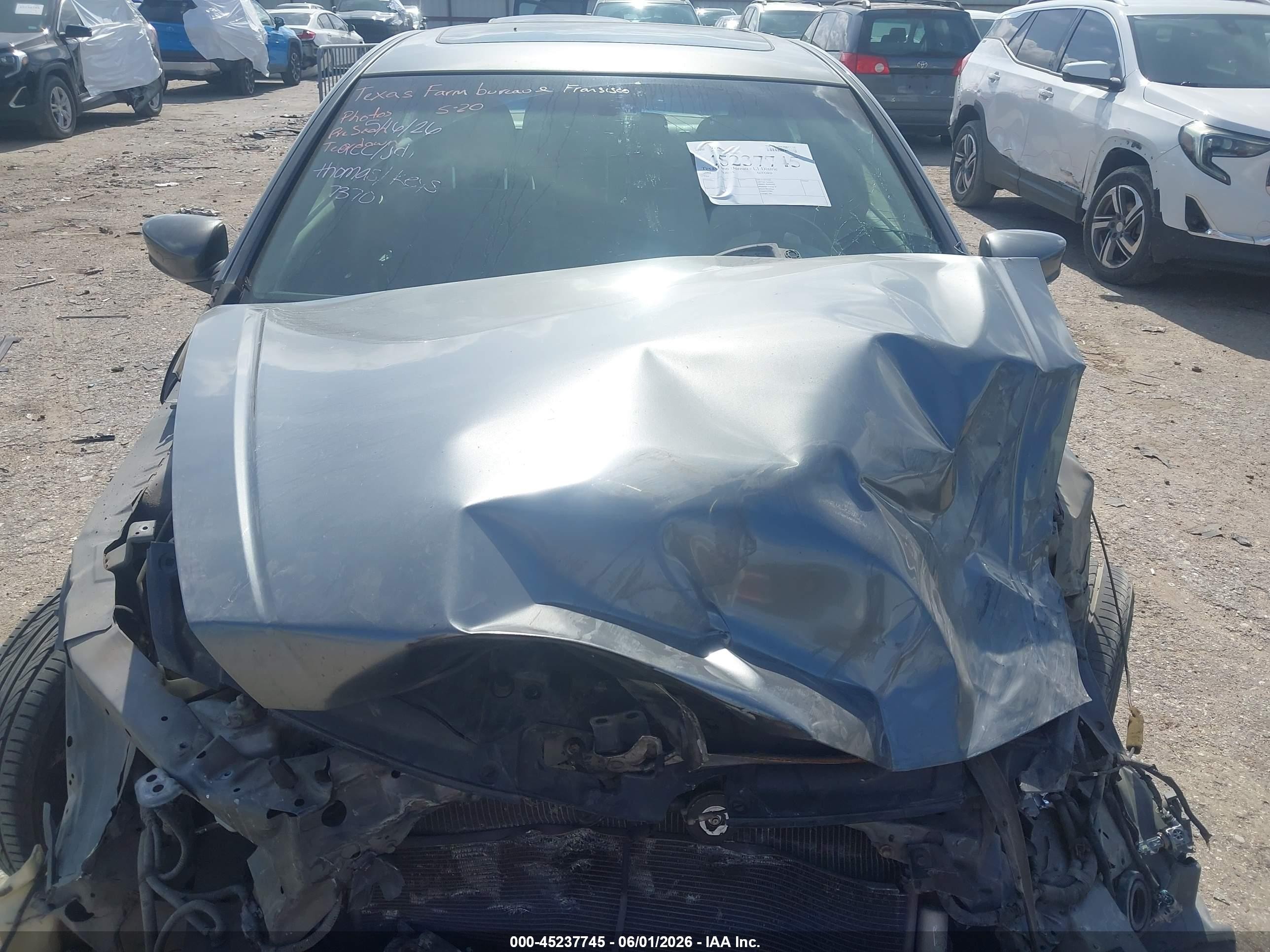 2008 Honda Accord 2.4 Ex-l Gray vin: JHMCP268X8C047370