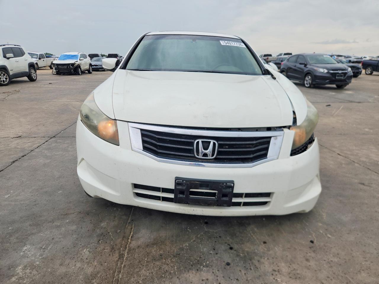 2008 Honda Accord Exl White vin: JHMCP268X8C056618