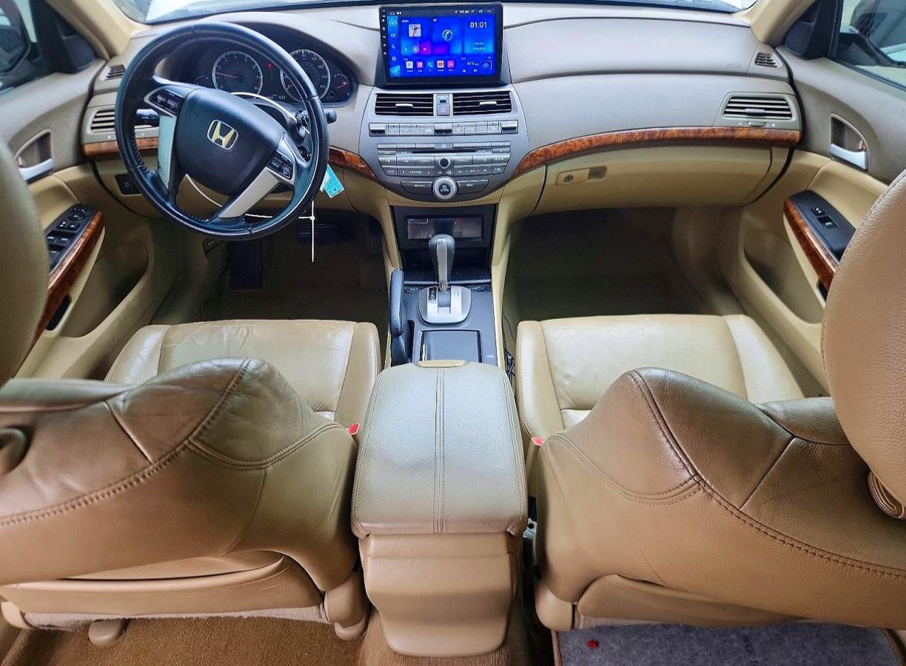 2008 Honda Accord Exl White vin: JHMCP268X8C056618