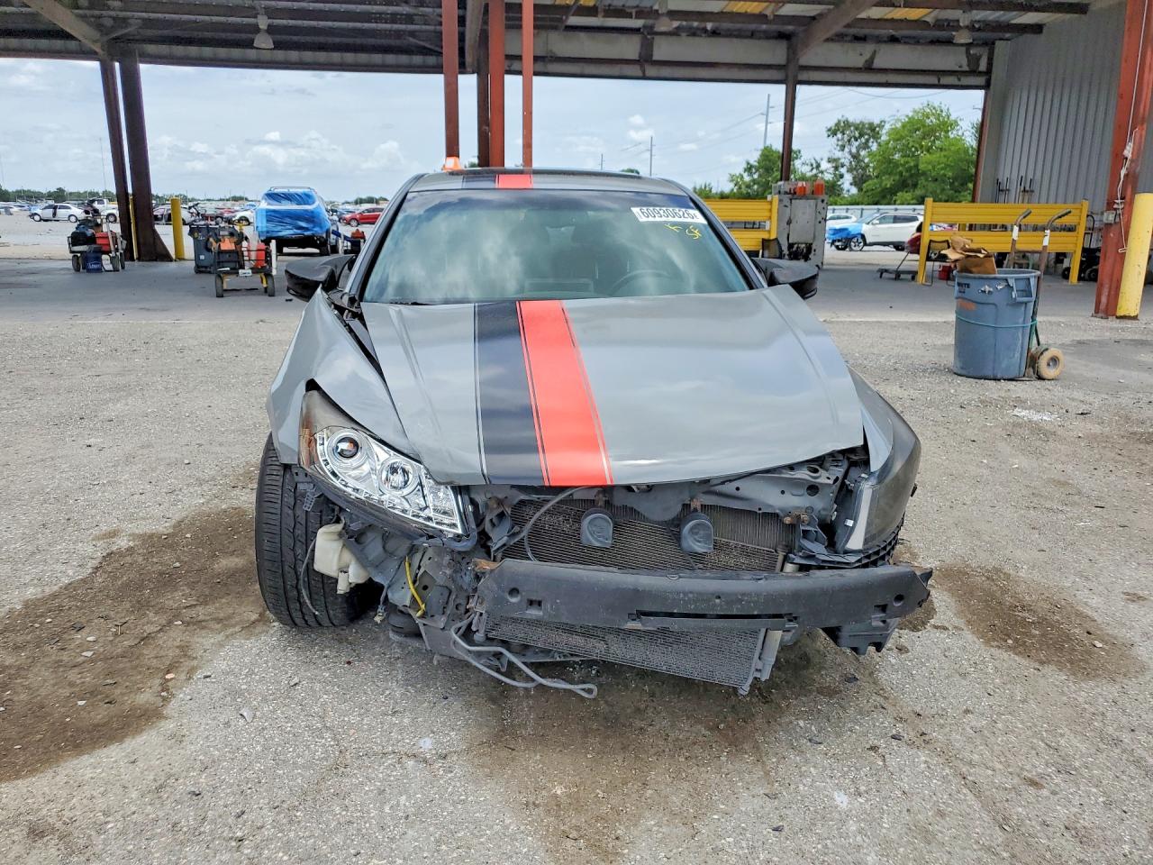 2008 Honda Accord Exl Gray vin: JHMCP268X8C069191
