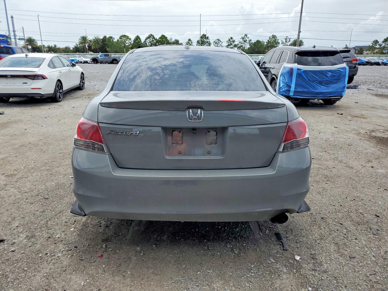 2008 Honda Accord Exl Gray vin: JHMCP268X8C069191
