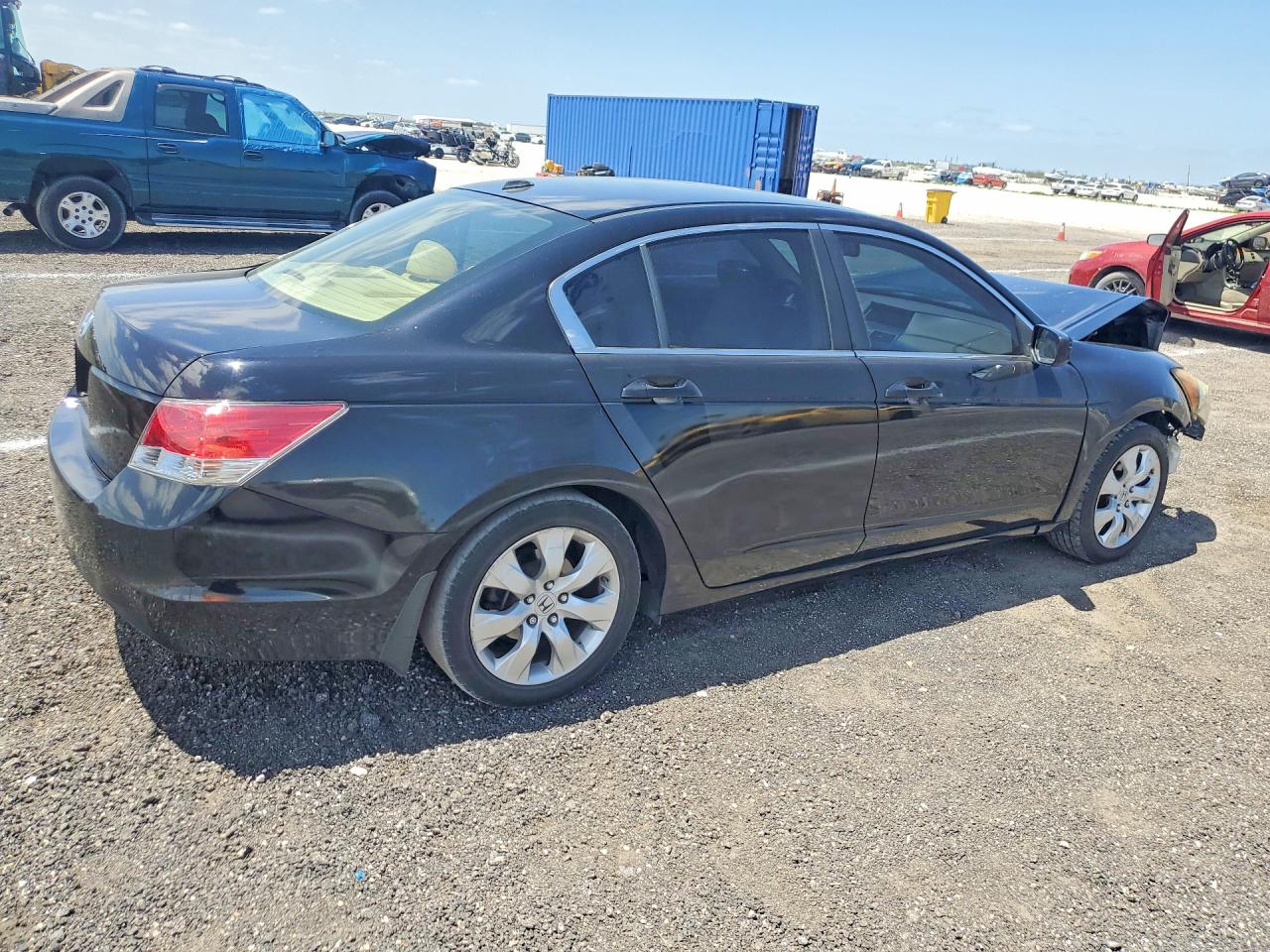 2008 Honda Accord Exl Black vin: JHMCP268X8C071345