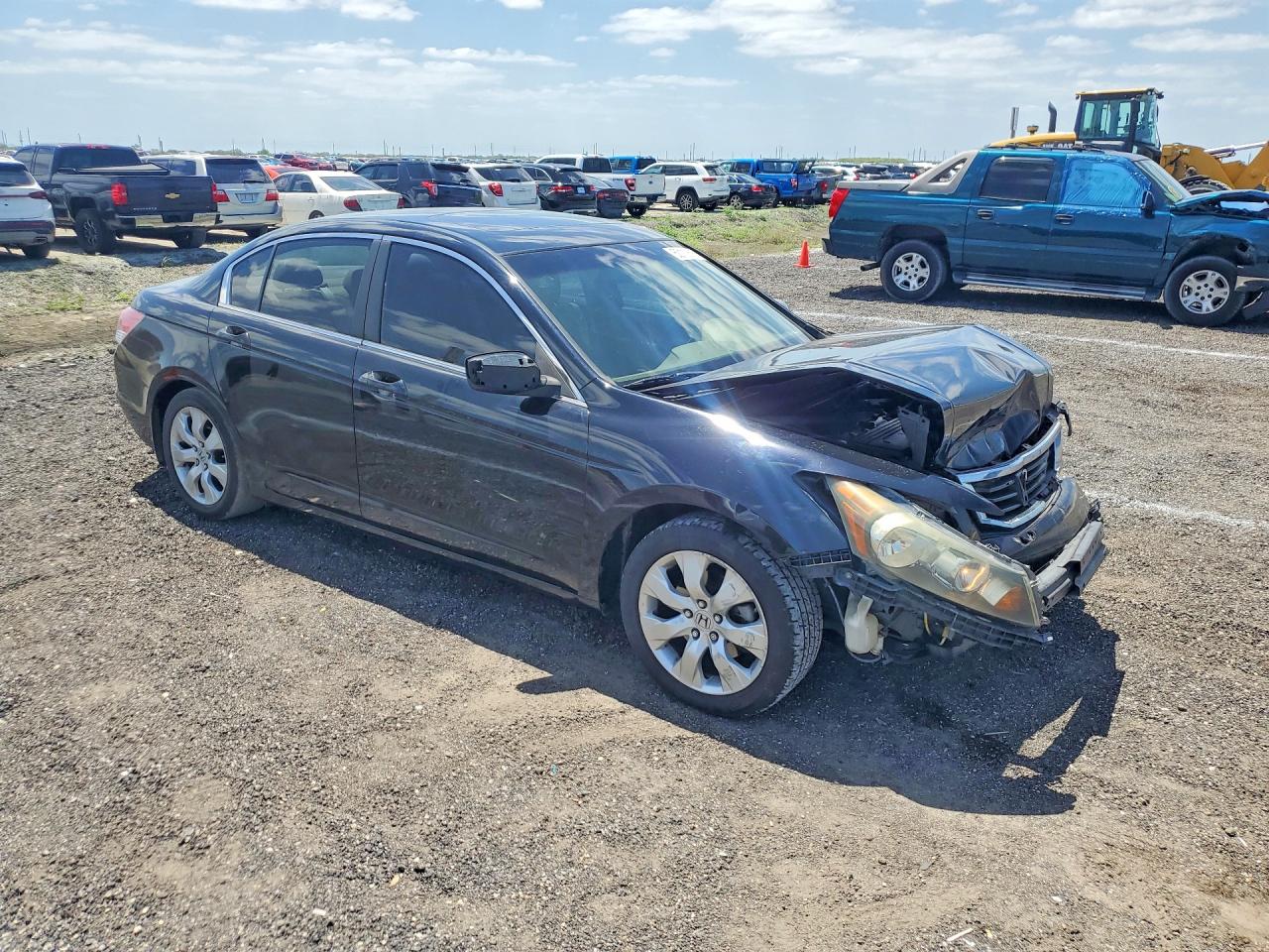 2008 Honda Accord Exl Black vin: JHMCP268X8C071345