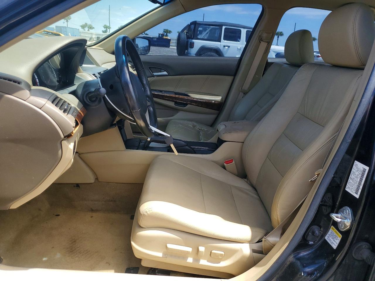 2008 Honda Accord Exl Black vin: JHMCP268X8C071345