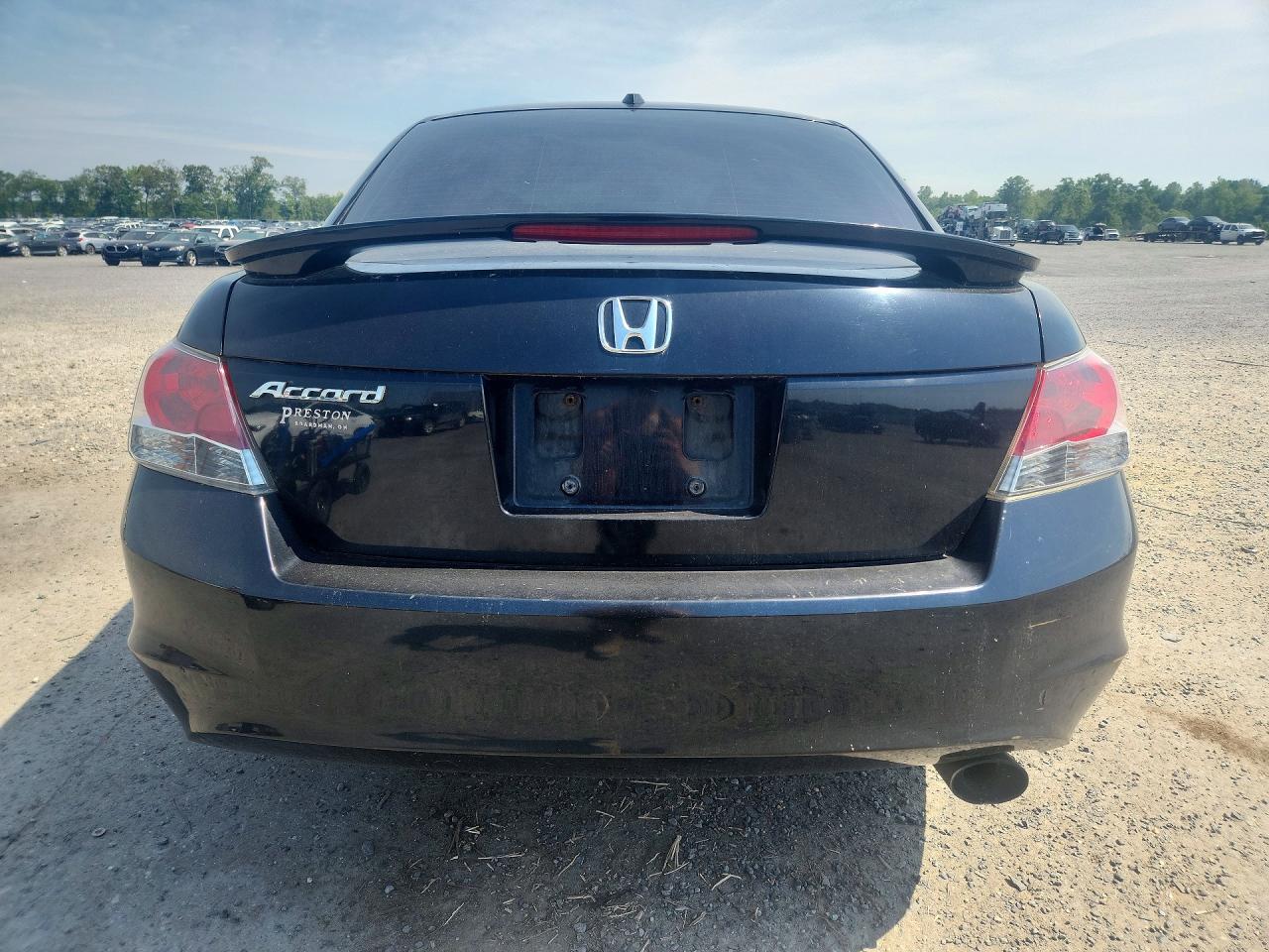 2008 Honda Accord Exl Black vin: JHMCP268X8C077193