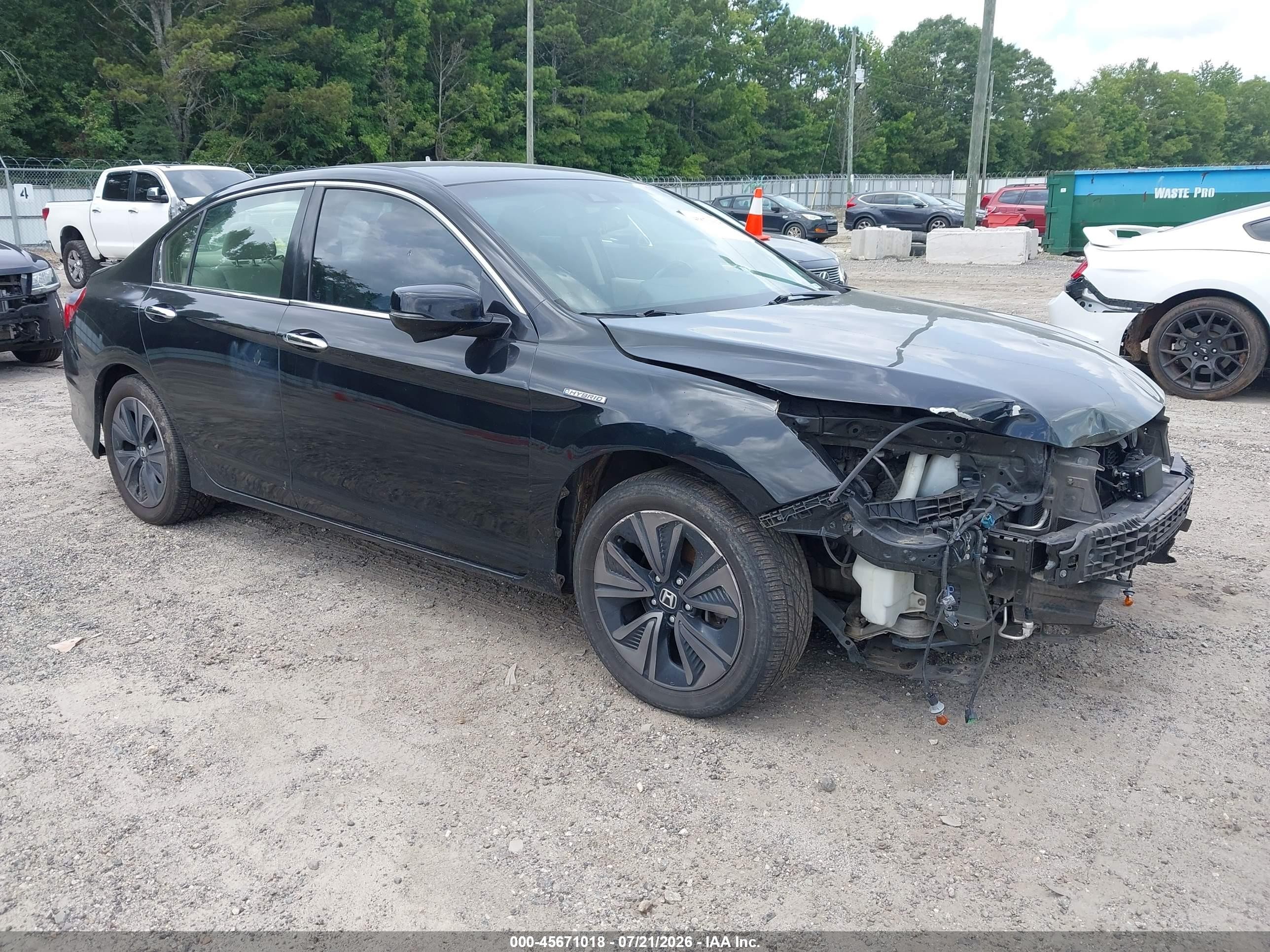 2014 Honda Accord Plug-in Hybrid   Black vin: JHMCR5F73EC000843