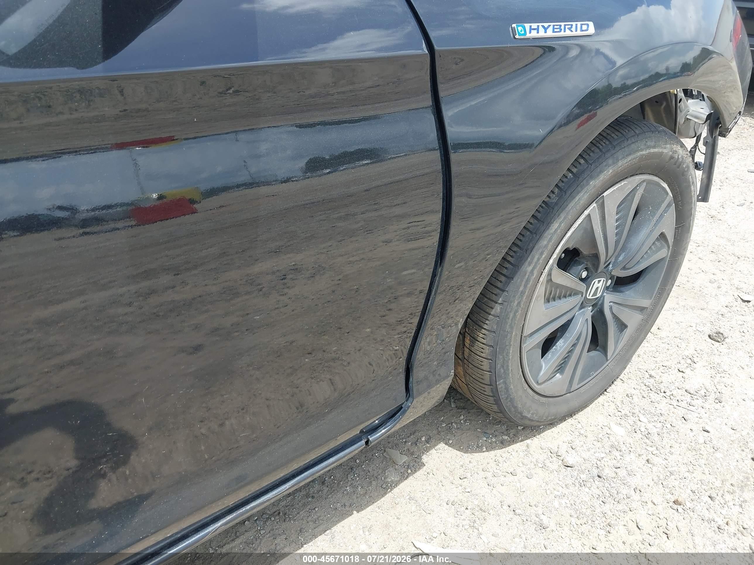 2014 Honda Accord Plug-in Hybrid   Black vin: JHMCR5F73EC000843