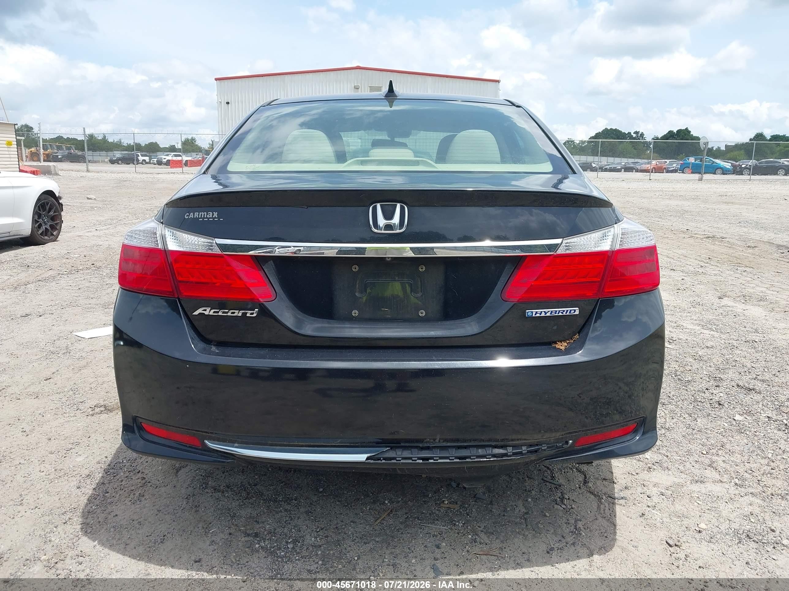 2014 Honda Accord Plug-in Hybrid   Black vin: JHMCR5F73EC000843