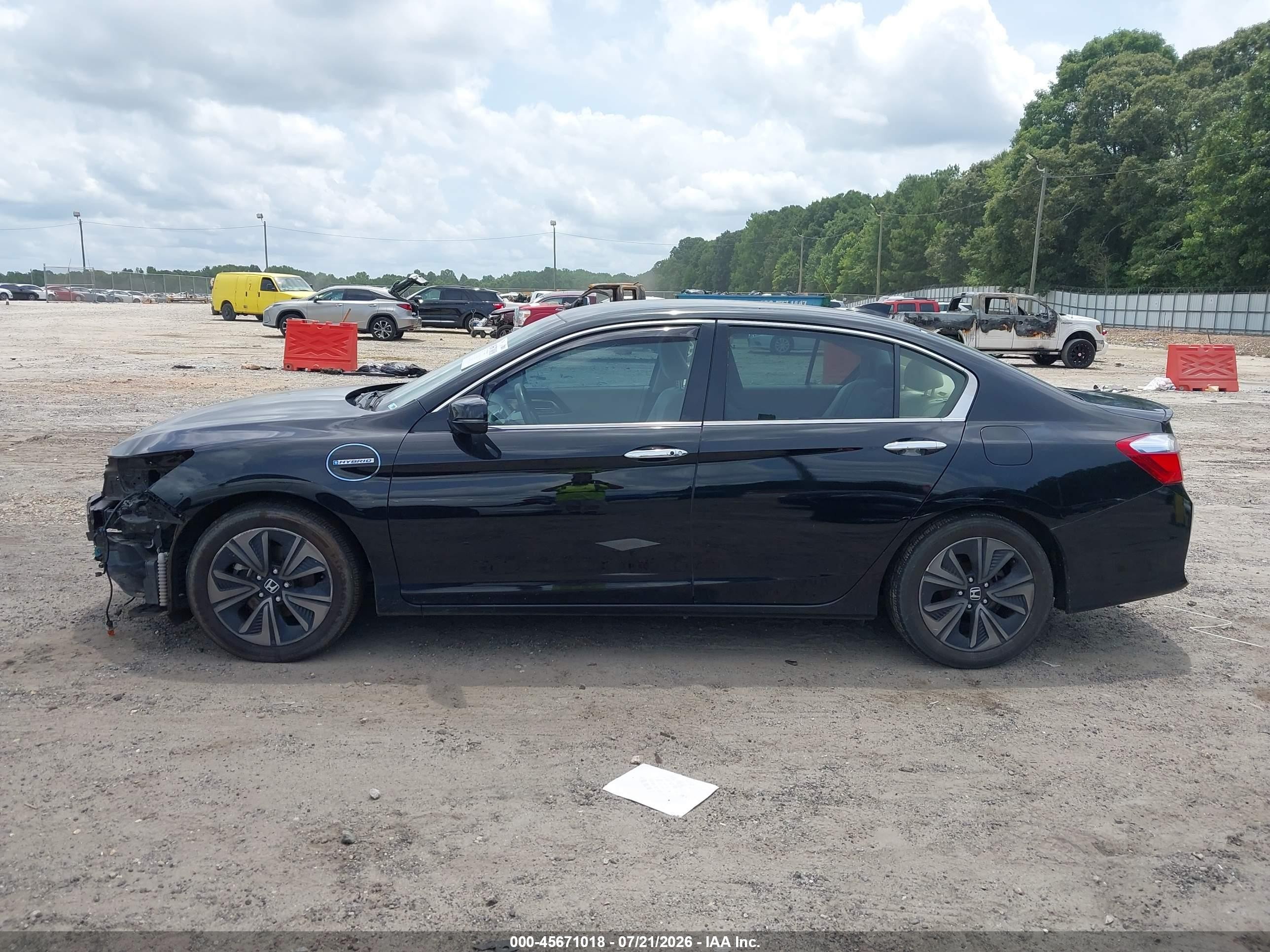 2014 Honda Accord Plug-in Hybrid   Black vin: JHMCR5F73EC000843