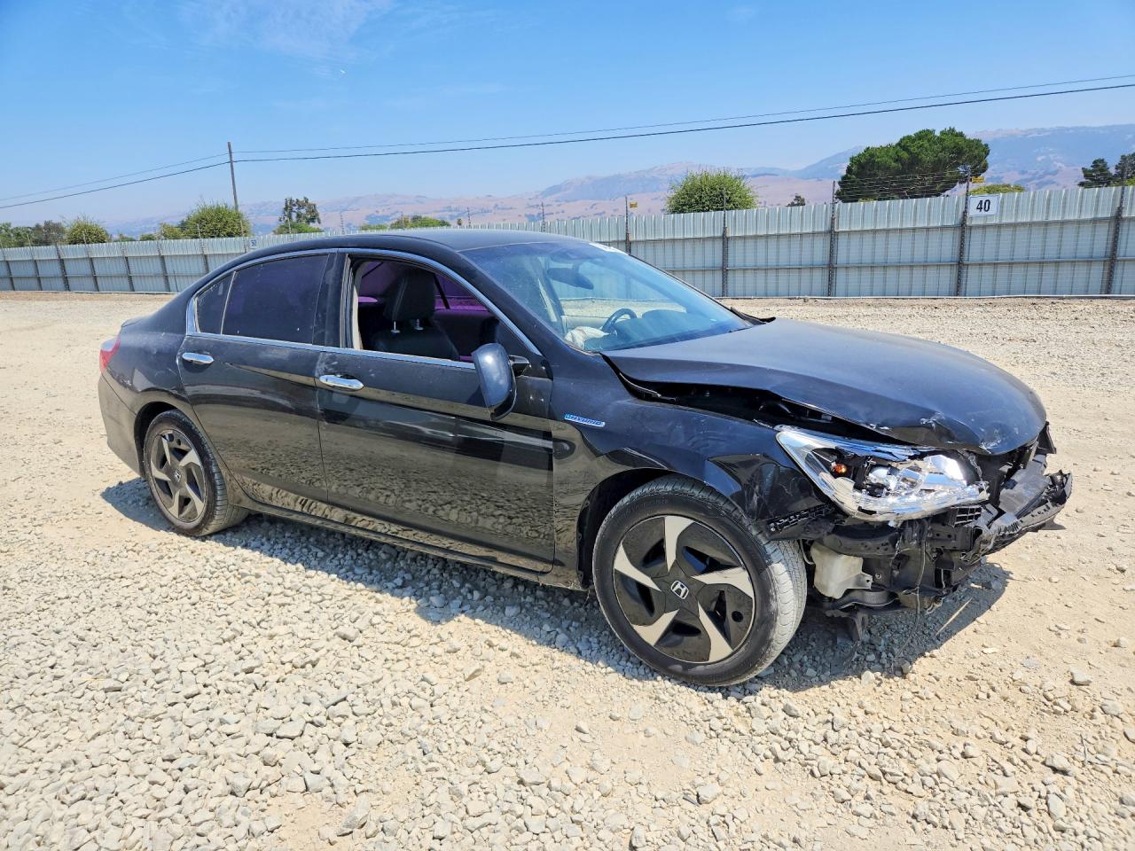 2014 Honda Accord Plug-in Hybrid Black vin: JHMCR5F76EC000903
