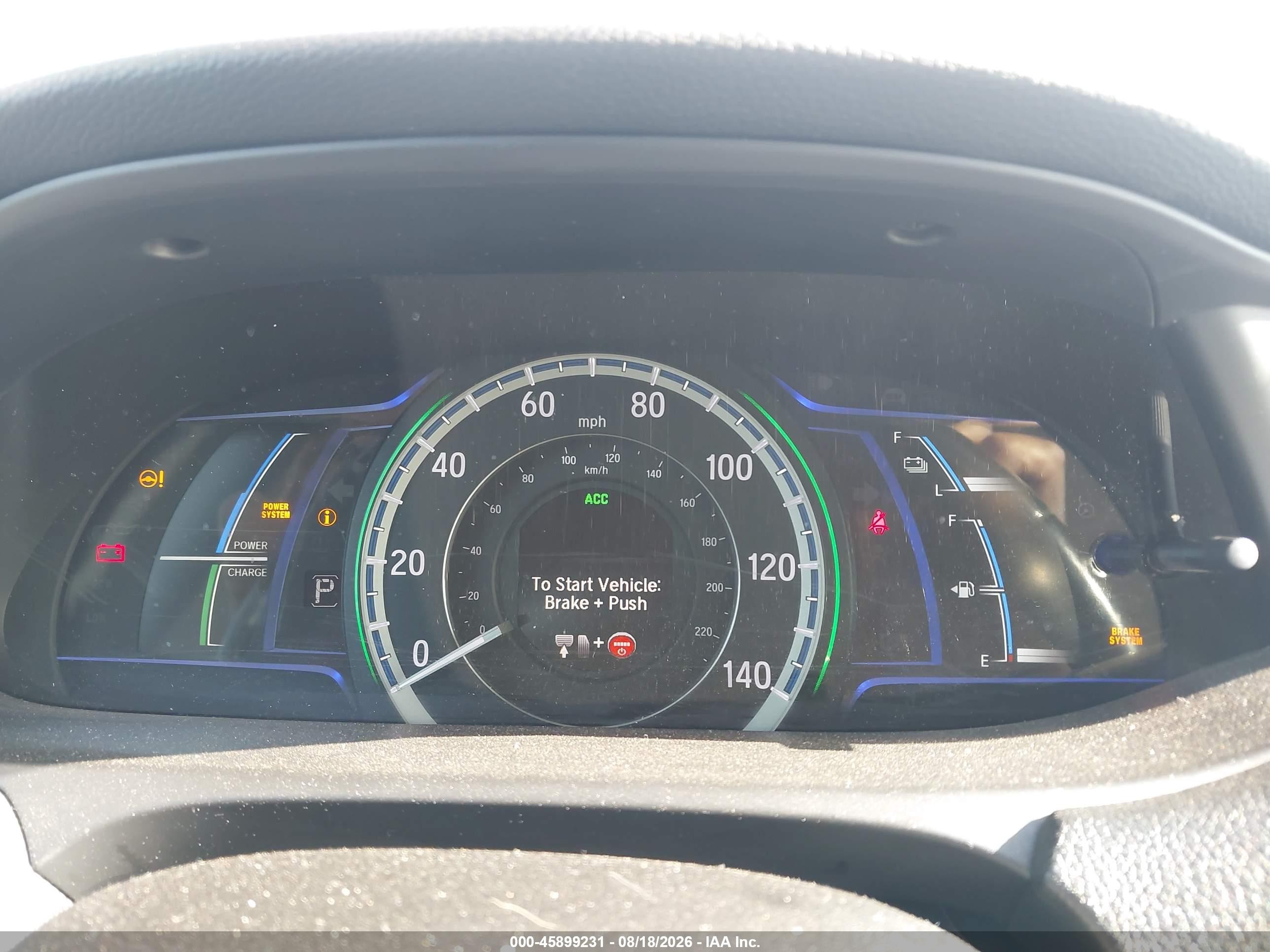 2014 Honda Accord Plug-in Hybrid   White vin: JHMCR5F77EC001087