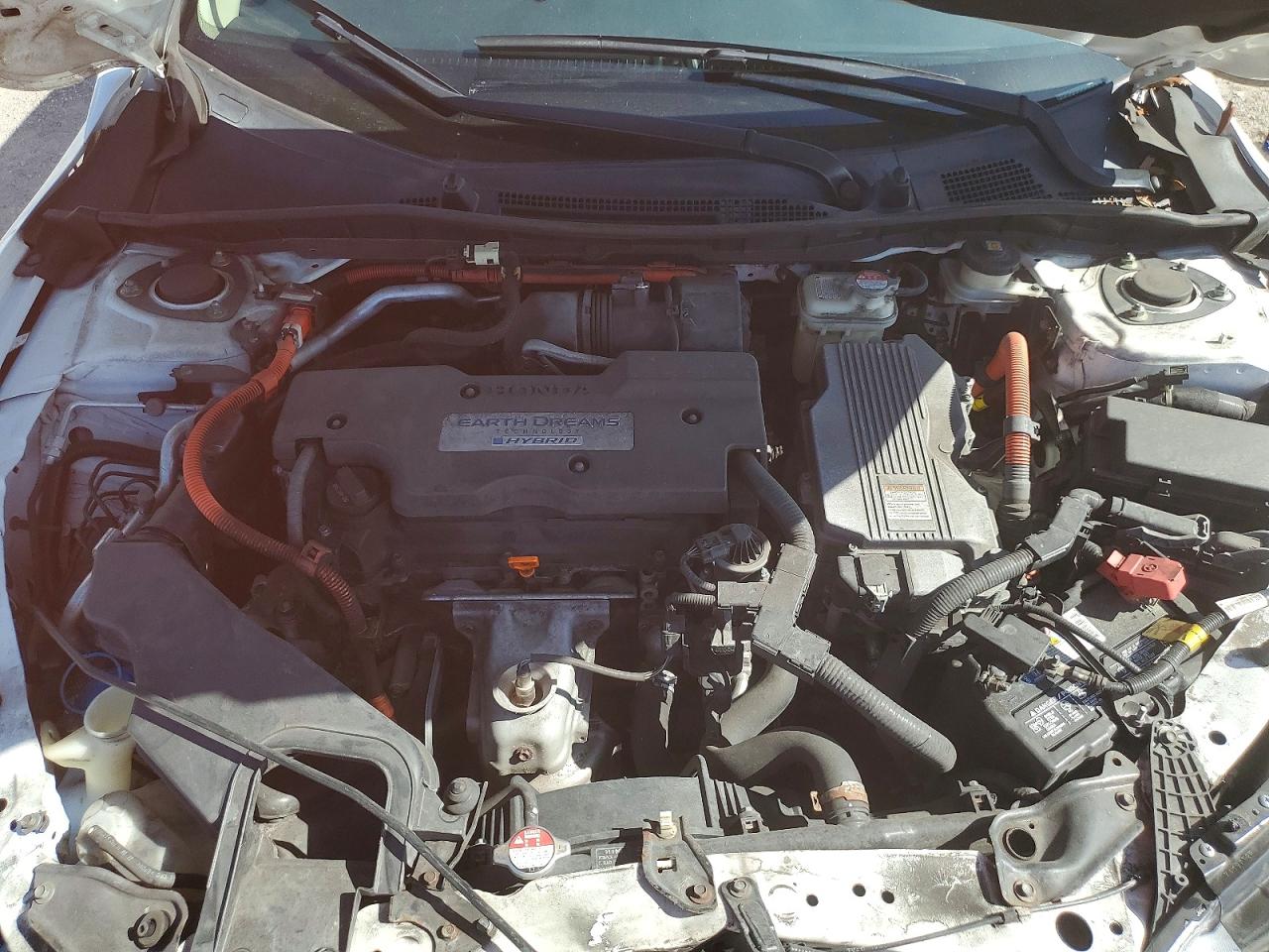 2017 Honda Accord Hybrid Белый vin: JHMCR6F32HC016698