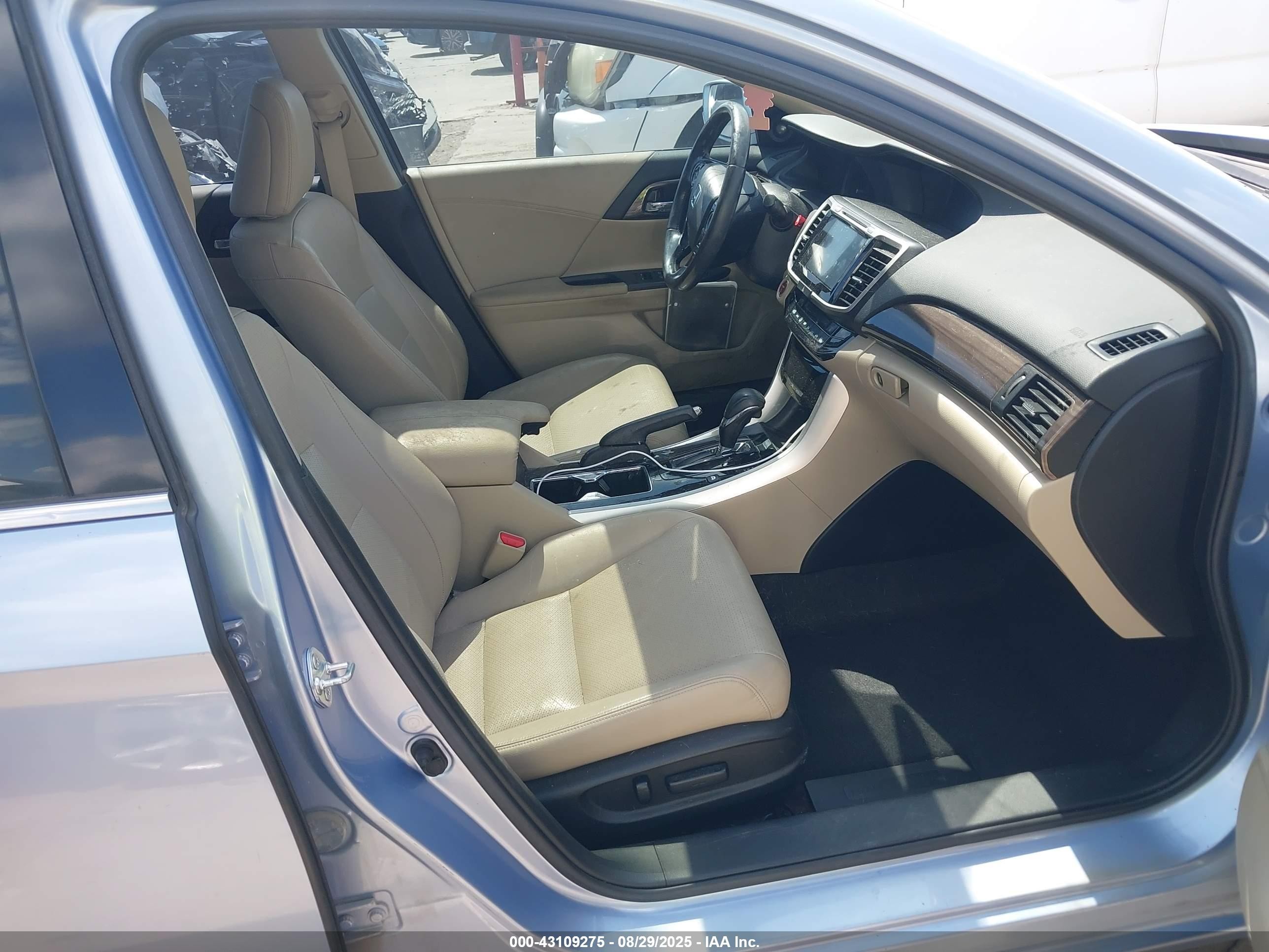 2017 Honda Accord Hybrid Ex-l Light Blue vin: JHMCR6F52HC012118