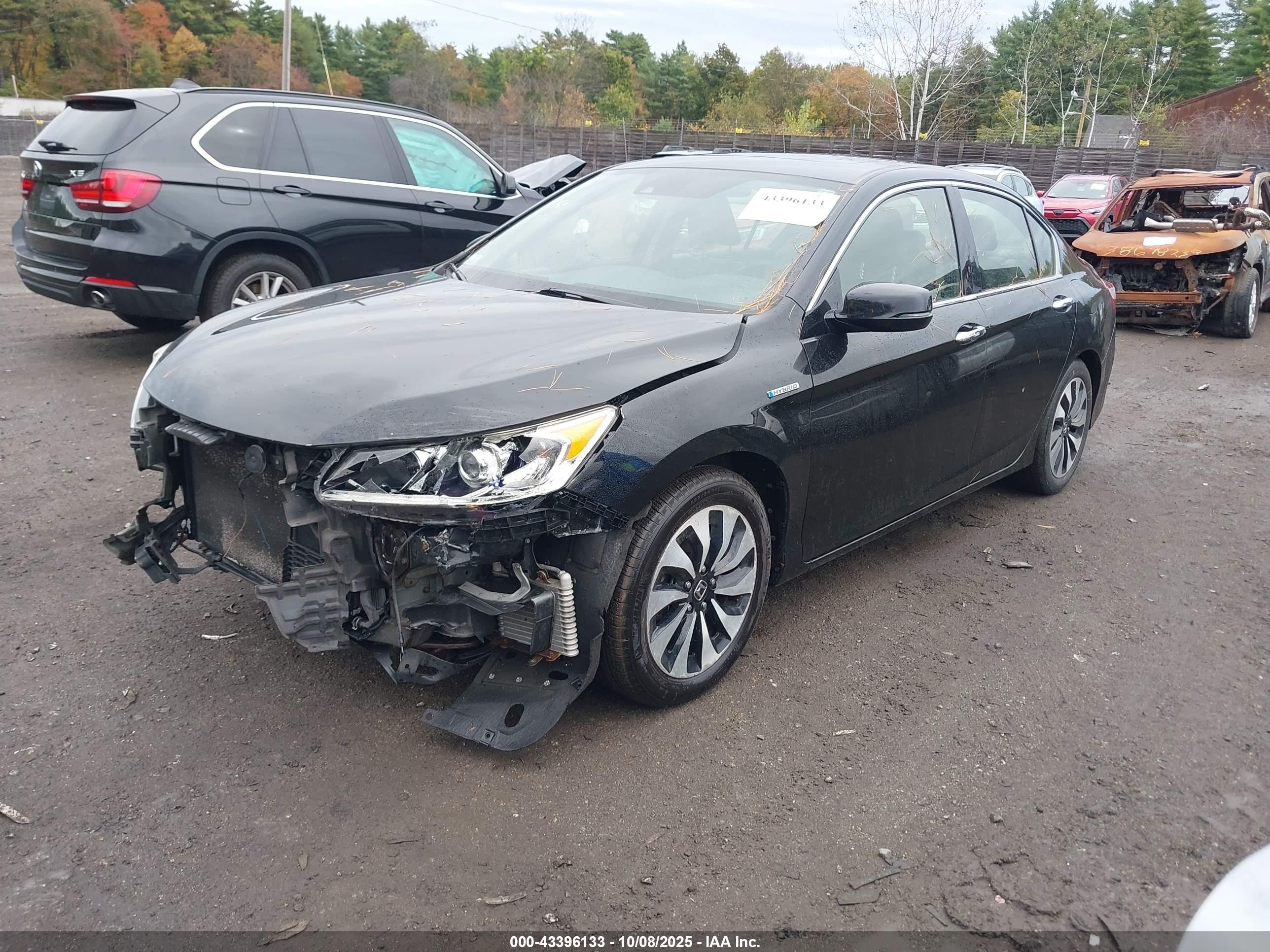 2017 Honda Accord Hybrid Ex-l Black vin: JHMCR6F53HC005985