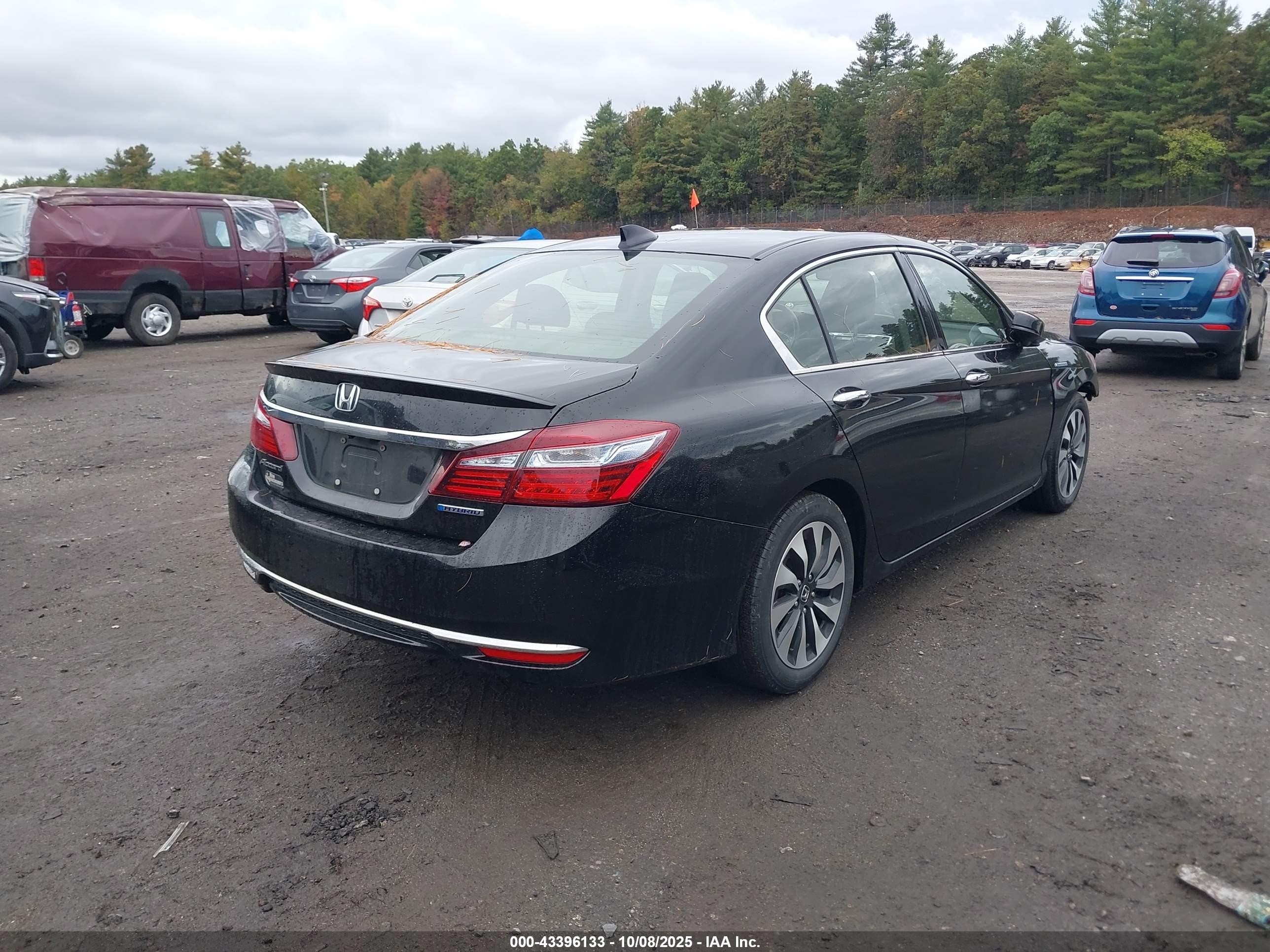 2017 Honda Accord Hybrid Ex-l Black vin: JHMCR6F53HC005985