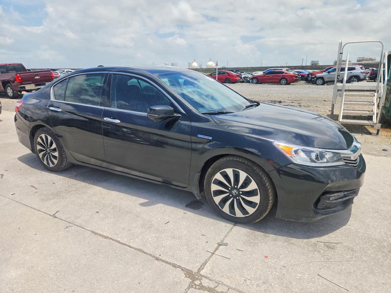 2017 Honda Accord Hybrid Exl Black vin: JHMCR6F53HC021958