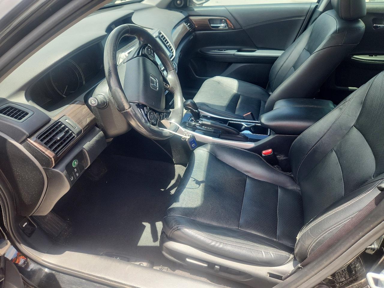 2017 Honda Accord Hybrid Exl Black vin: JHMCR6F53HC021958