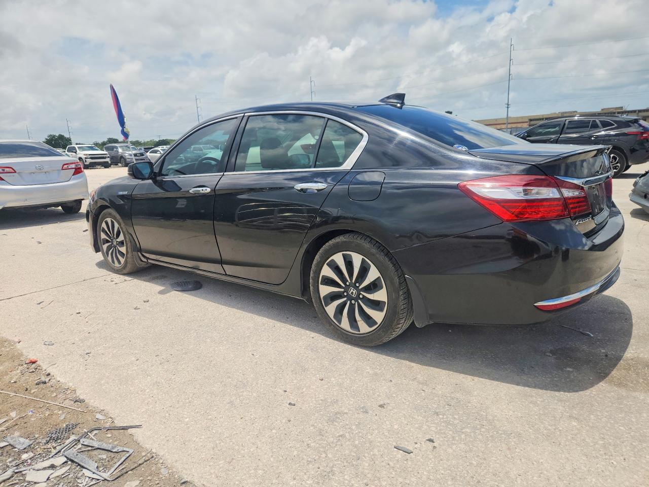 2017 Honda Accord Hybrid Exl Black vin: JHMCR6F53HC021958
