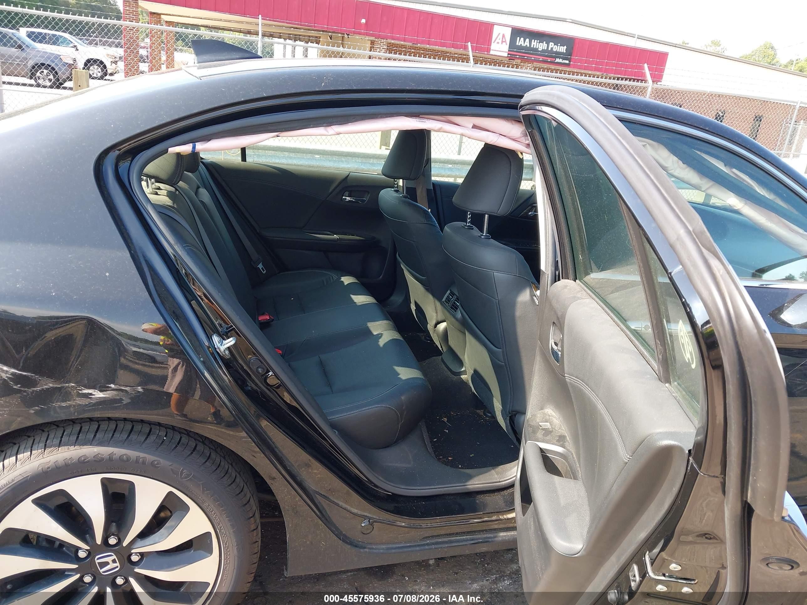 2017 Honda Accord Hybrid Ex-l Black vin: JHMCR6F57HC004158