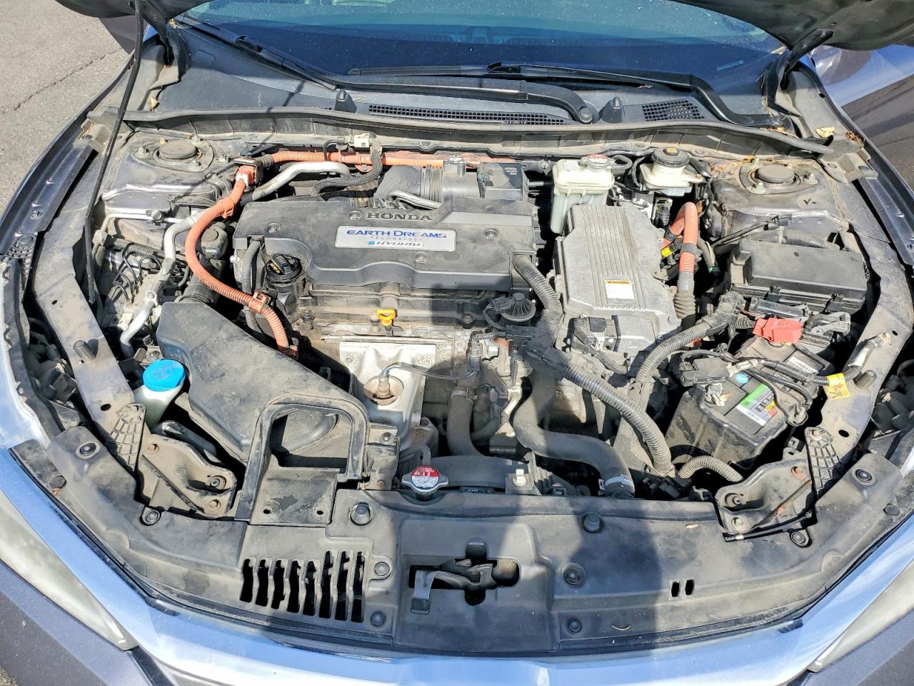2017 Honda Accord Touring Hybrid Gray vin: JHMCR6F78HC027739