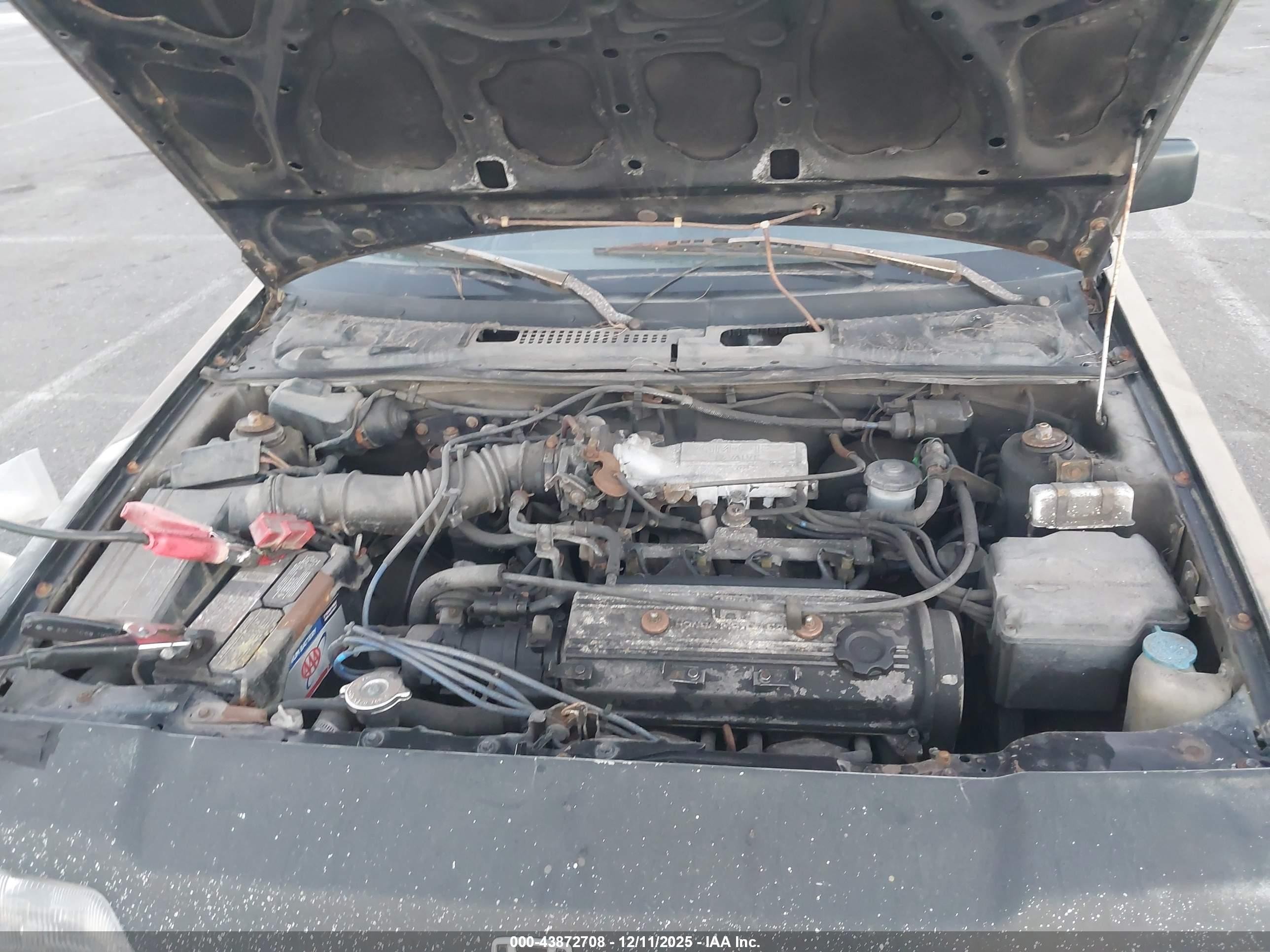 1987 Honda Civic 1500 Crx Si Black vin: JHMEC1340HS042670