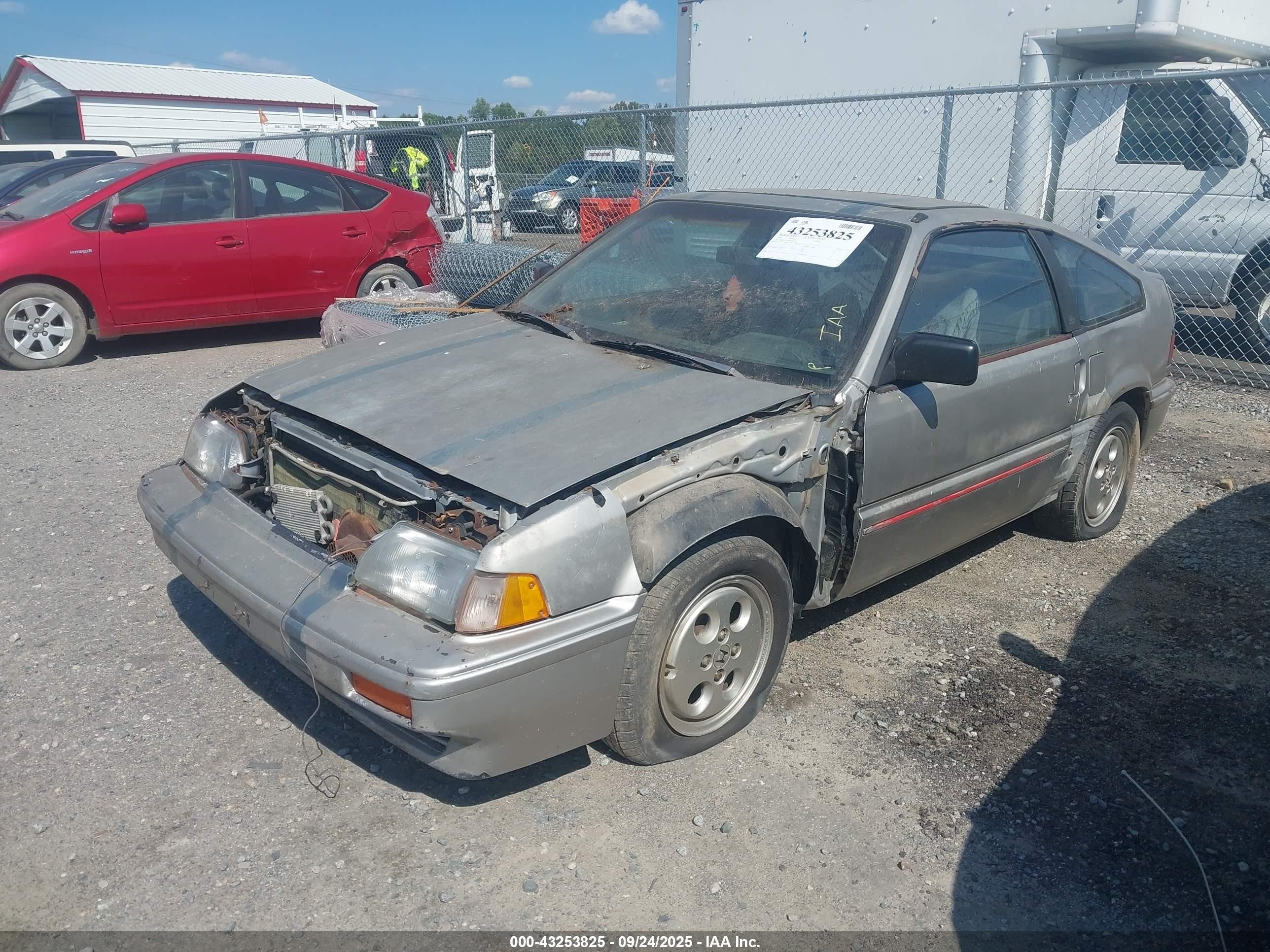 1987 Honda Civic 1500 Crx Si Silver vin: JHMEC1344HS012507