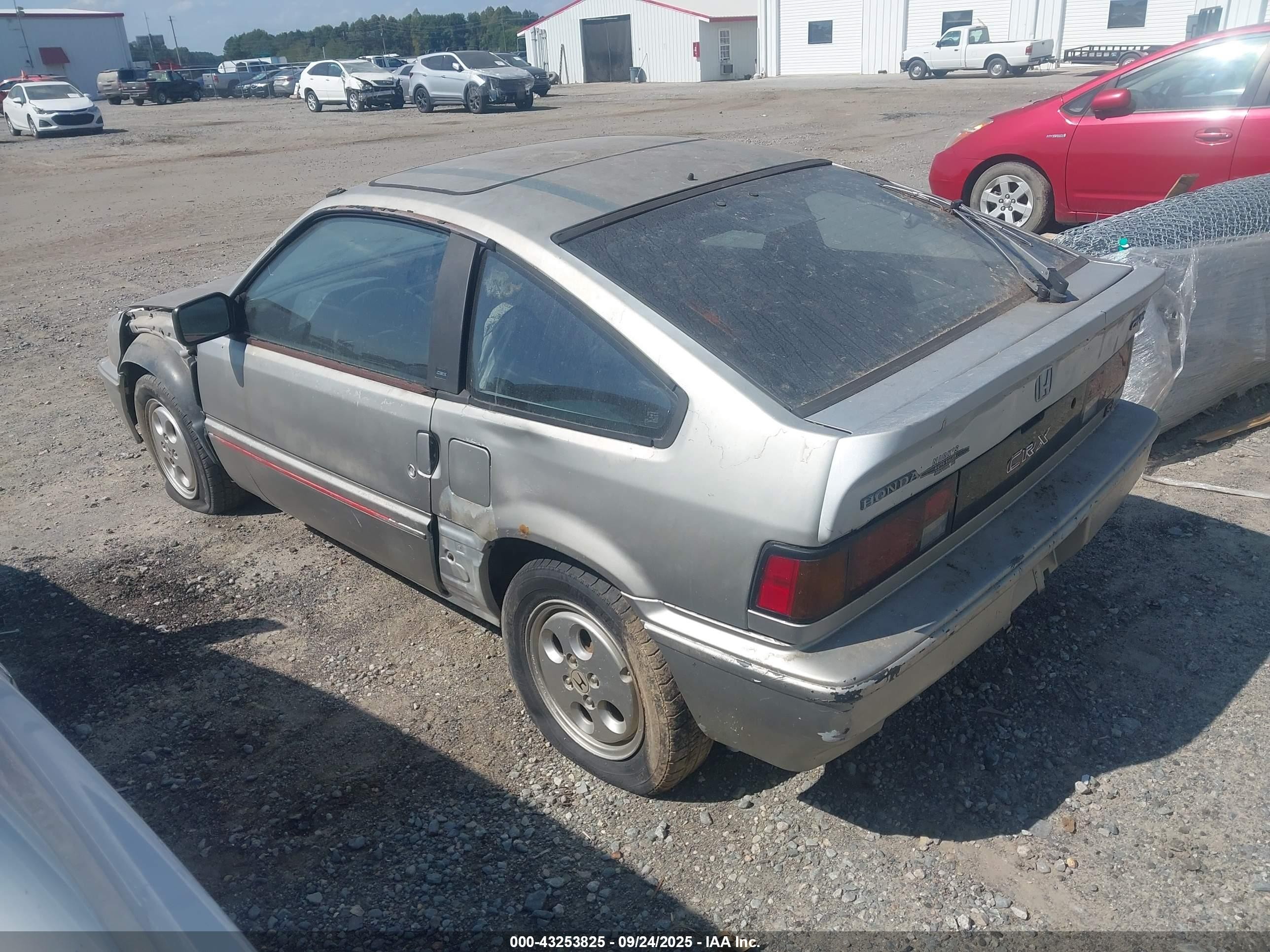 1987 Honda Civic 1500 Crx Si Silver vin: JHMEC1344HS012507