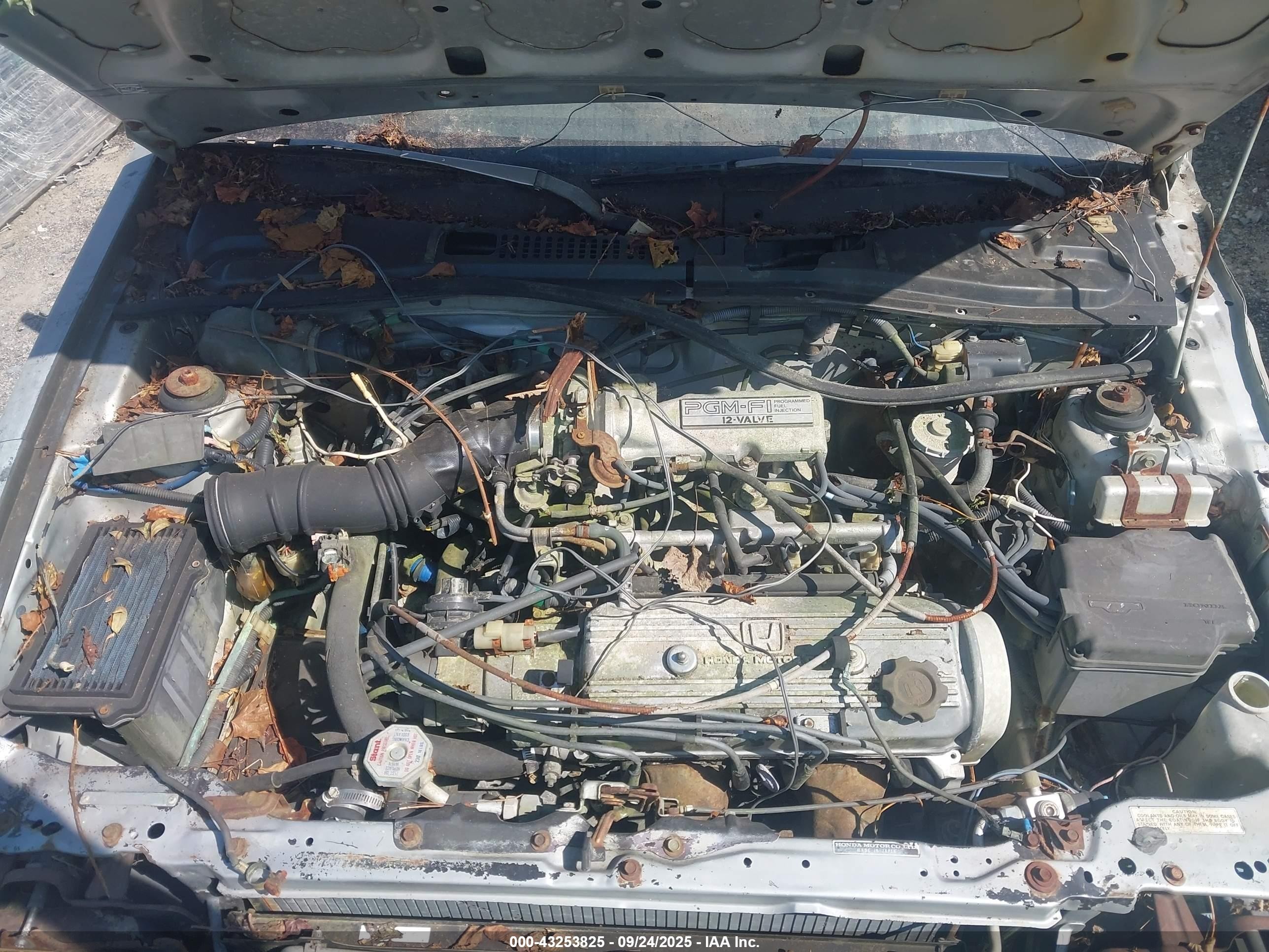 1987 Honda Civic 1500 Crx Si Silver vin: JHMEC1344HS012507