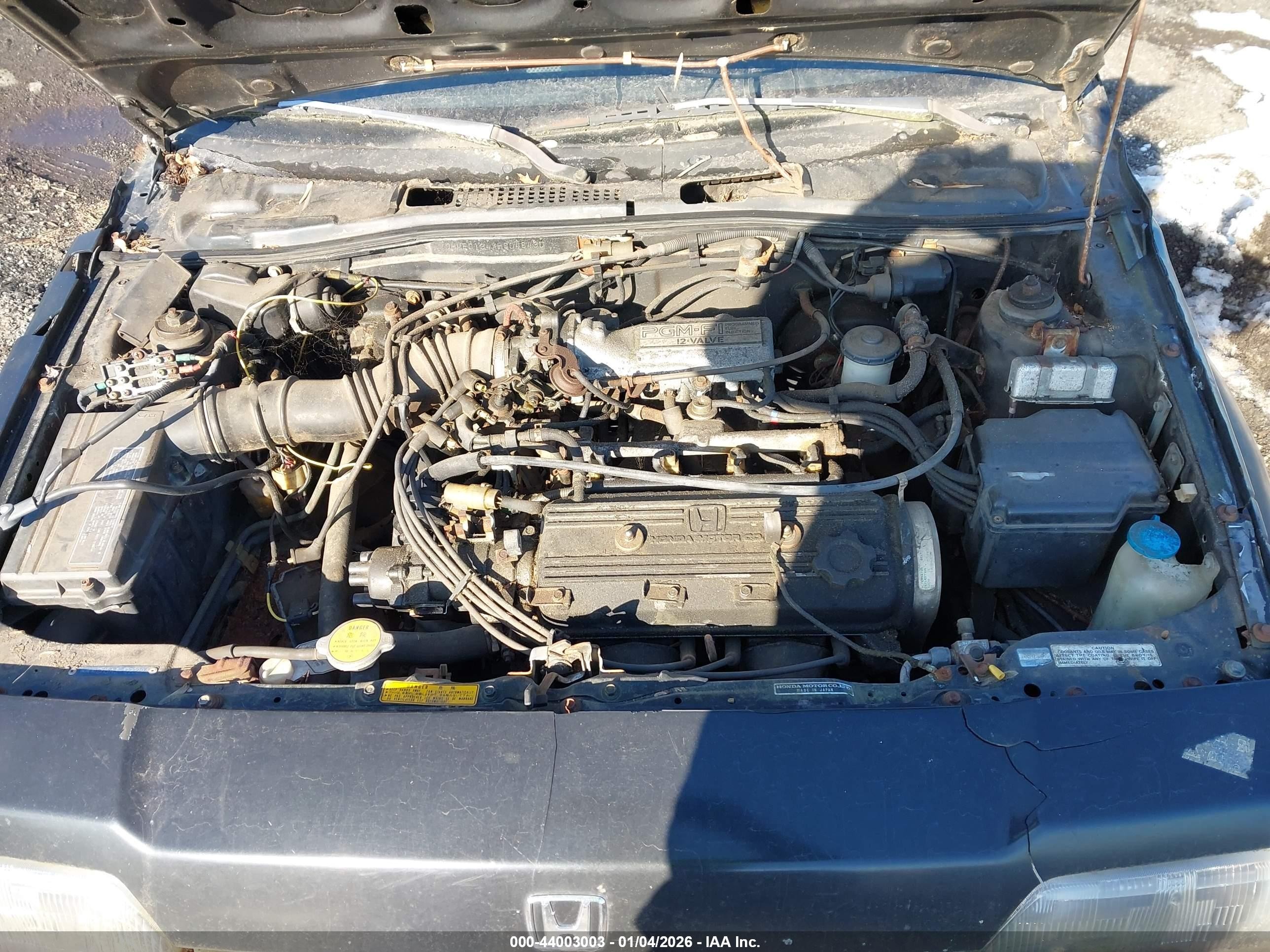 1987 Honda Civic 1500 Crx Si Black vin: JHMEC134XHS048430