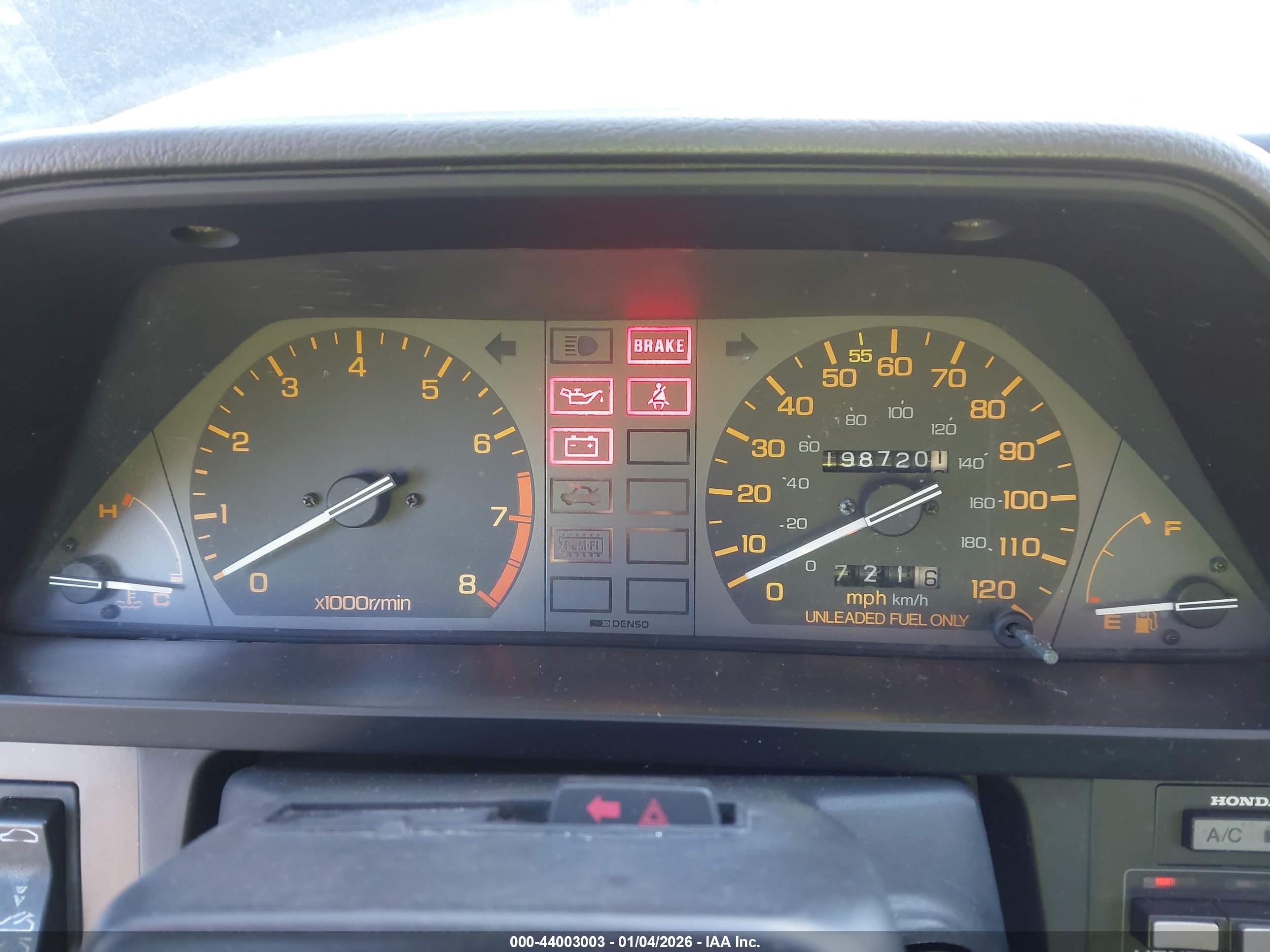 1987 Honda Civic 1500 Crx Si Black vin: JHMEC134XHS048430