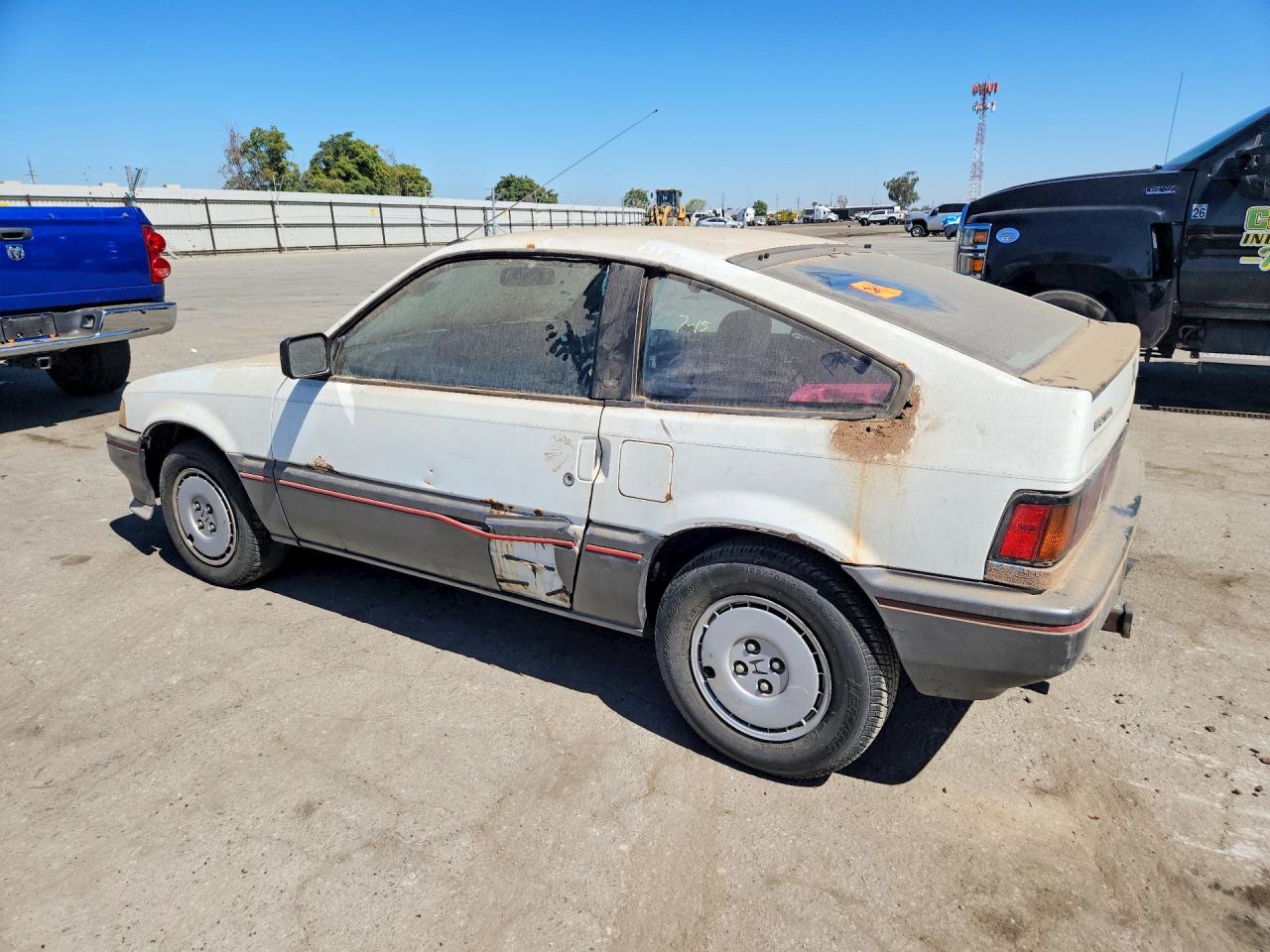 1987 Honda Civic 1500 Crx White vin: JHMEC1429HS051512