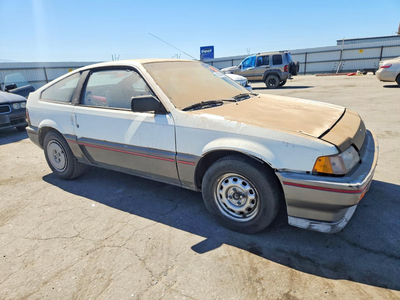 1987 Honda Civic 1500 Crx White vin: JHMEC1429HS051512